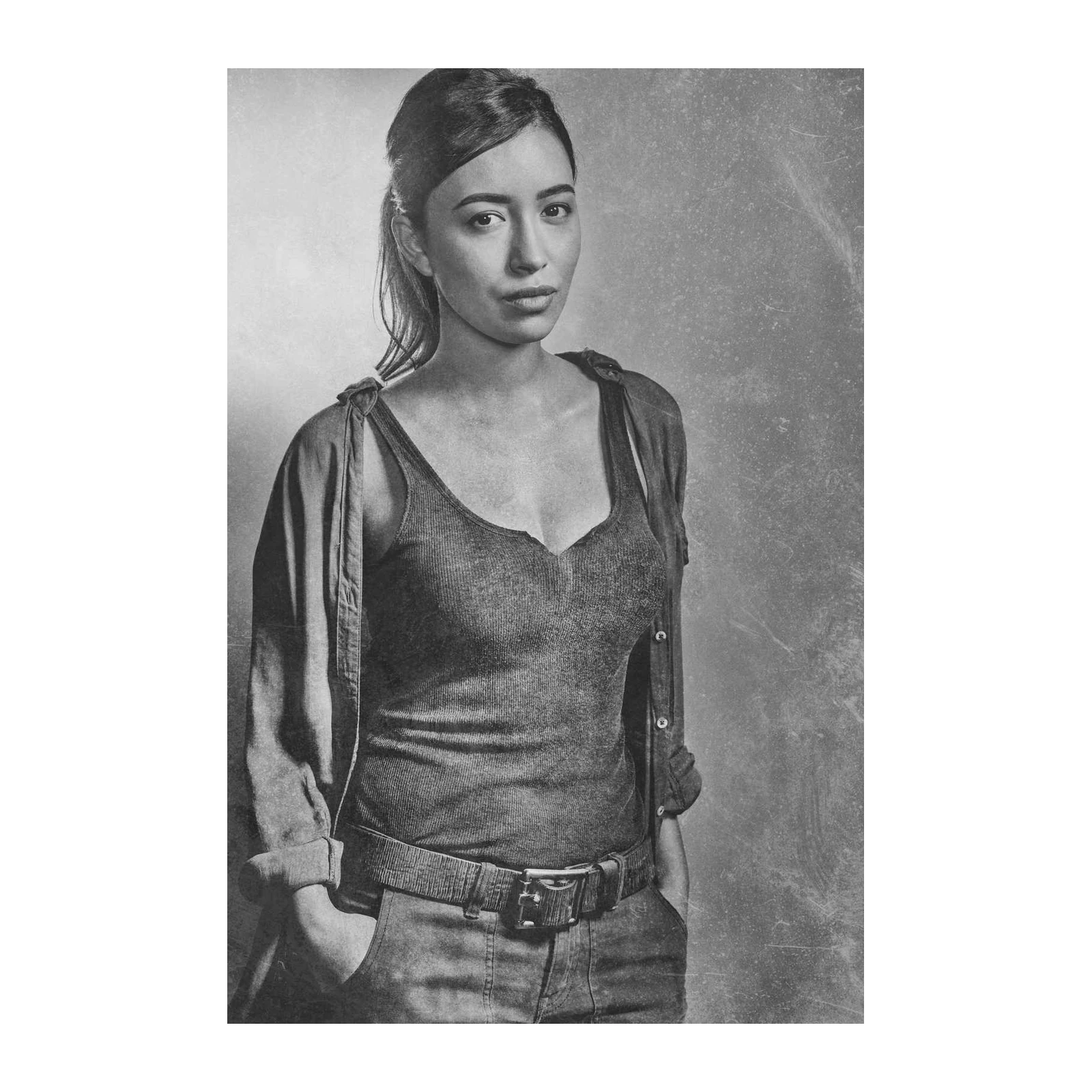 Striking Portrait of a Confident Woman Wall Art