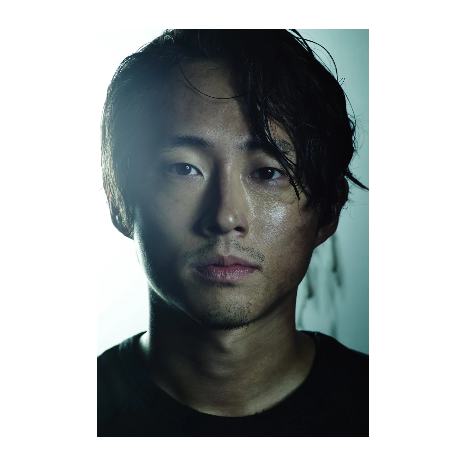 Intense Portrait of Glenn Rhee Wall Art