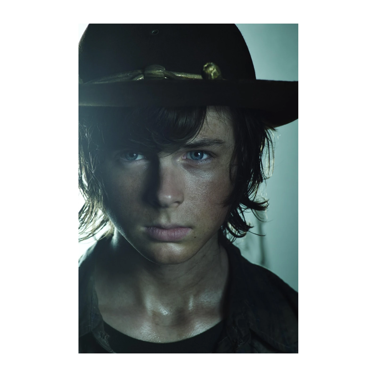 Intense Carl Grimes "The Walking Dead" Wall Art