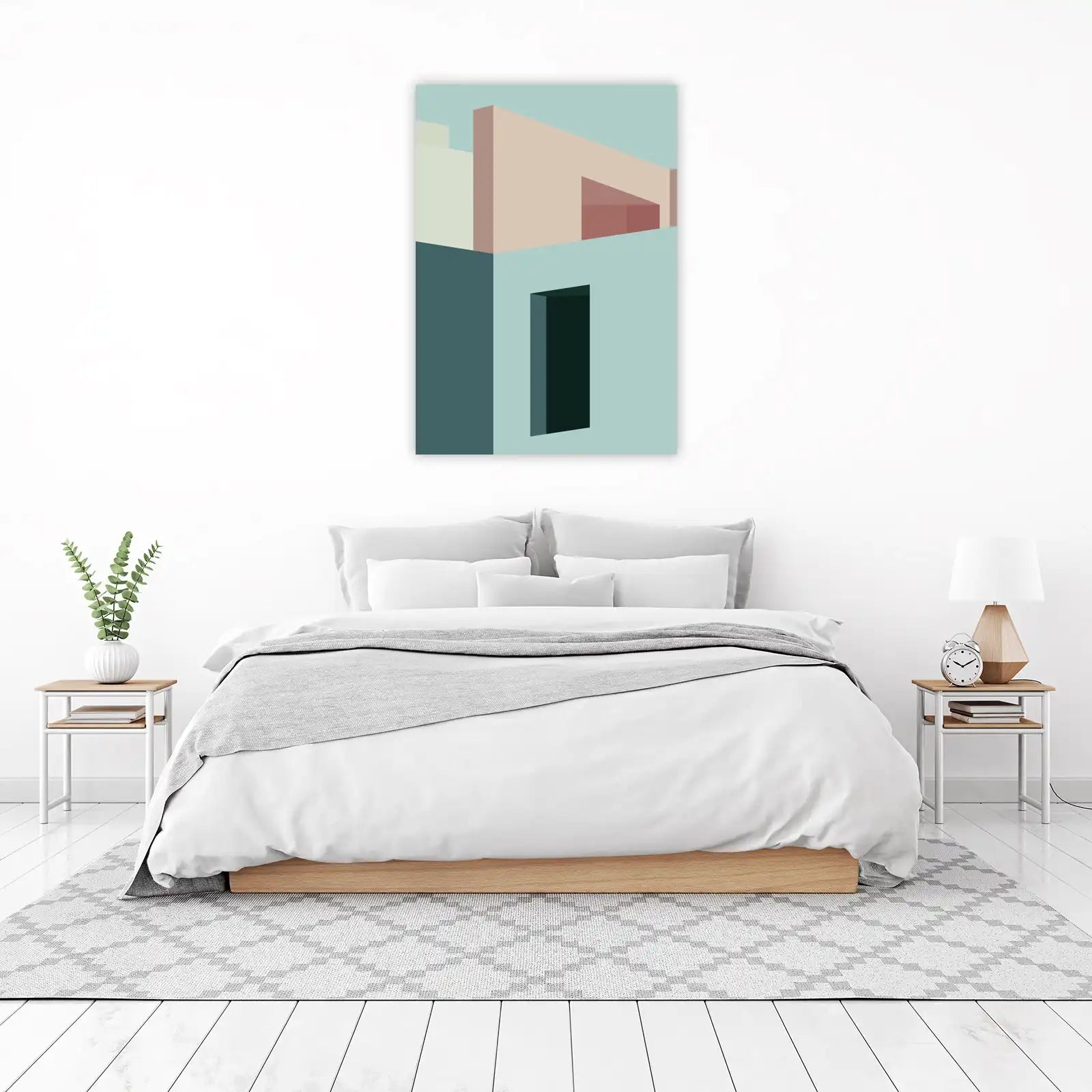 Minimalist Architectural Abstract Wall Art