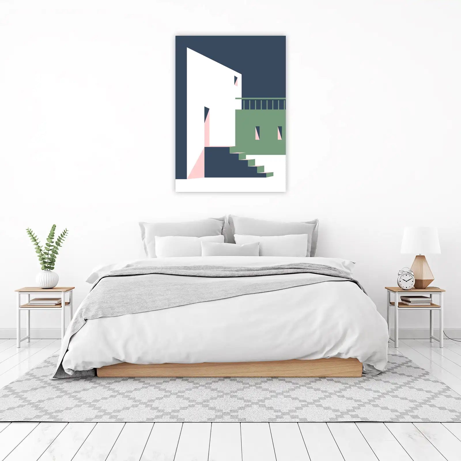 Modern Architectural Steps Wall Art