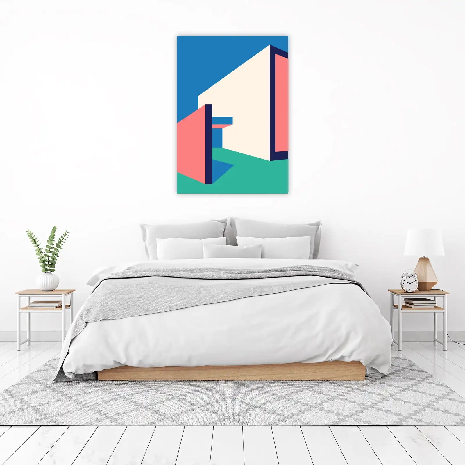 Modern Geometric Abstract Wall Art