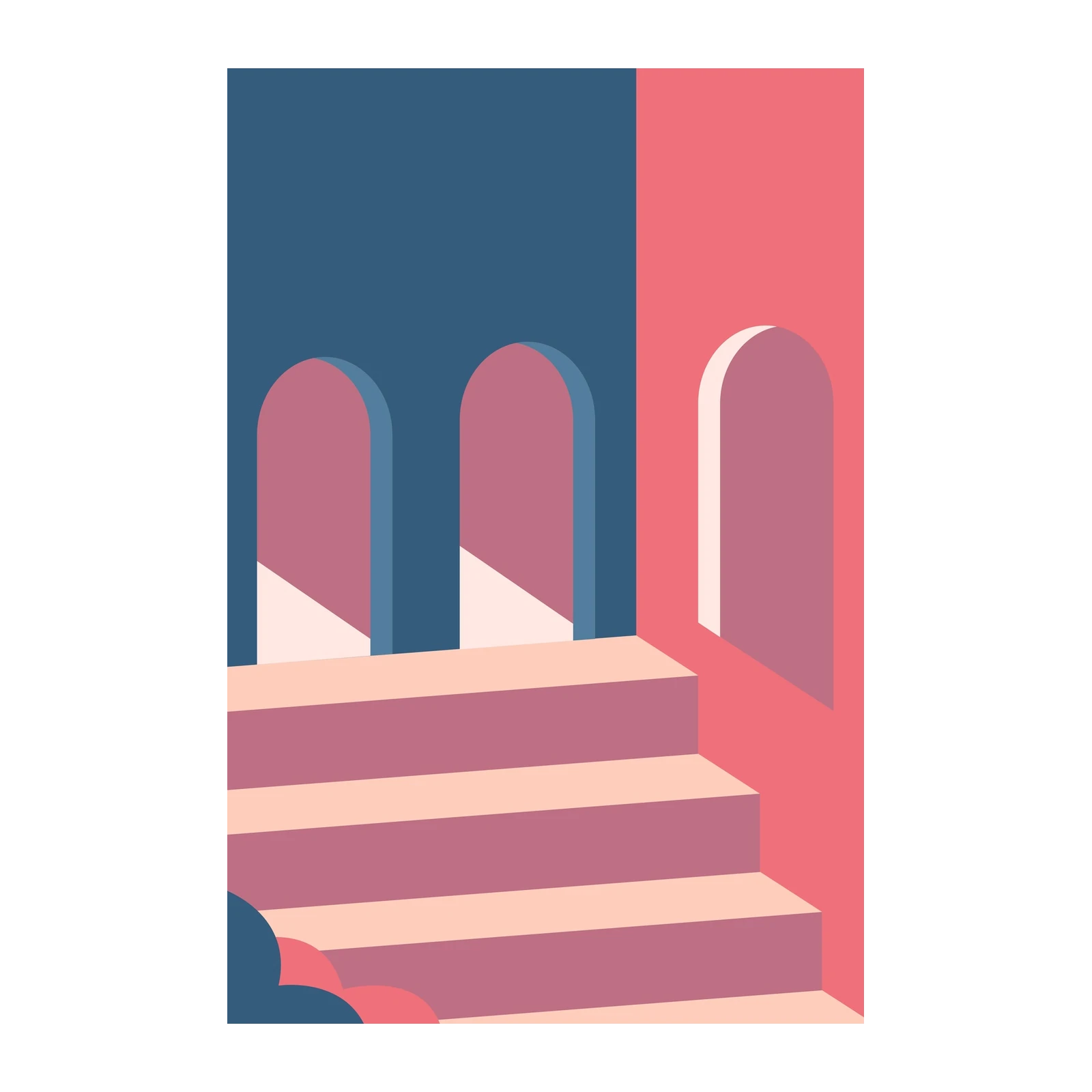 Minimalist Archway Geometric Wall Art