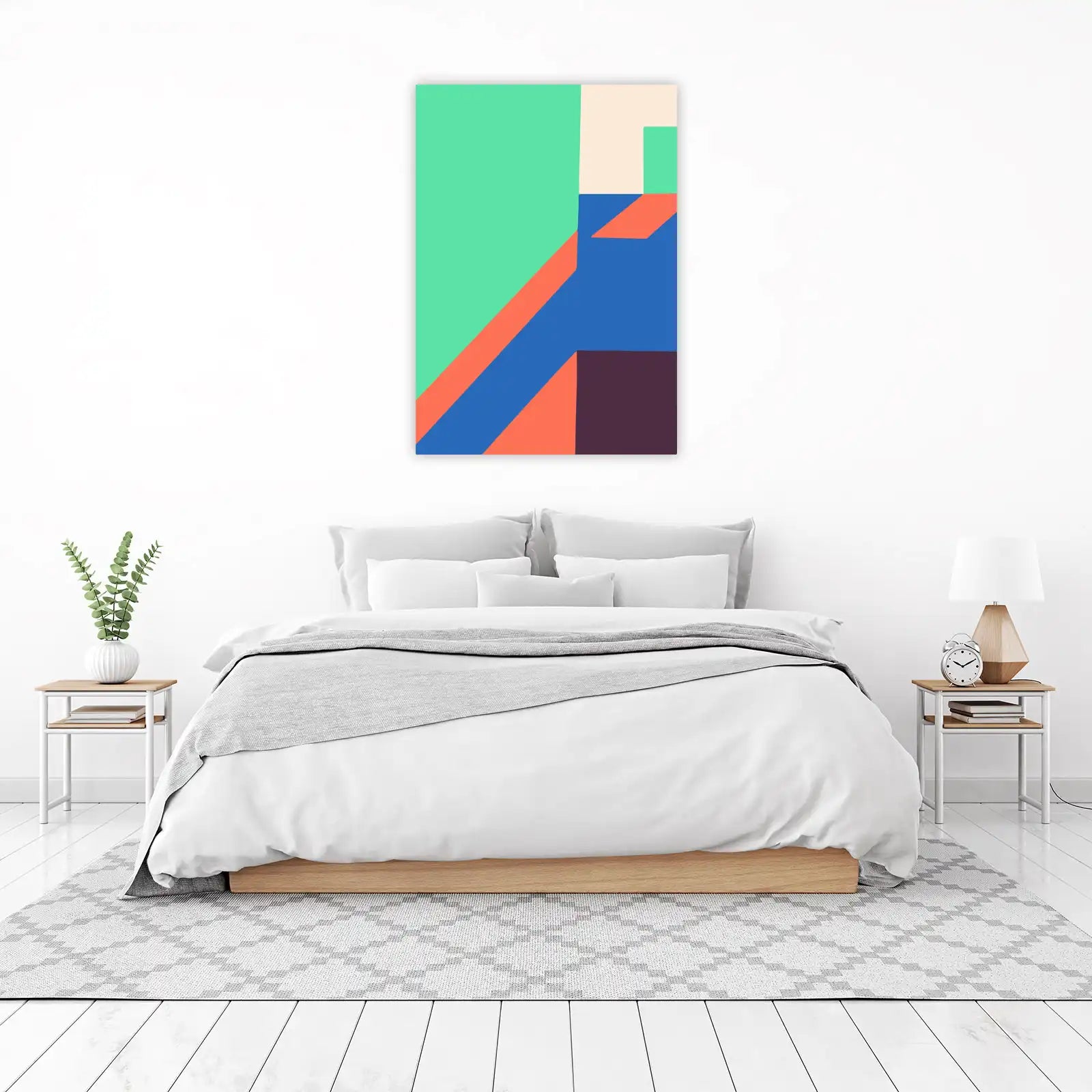 Geometric Harmony Abstract Wall Art