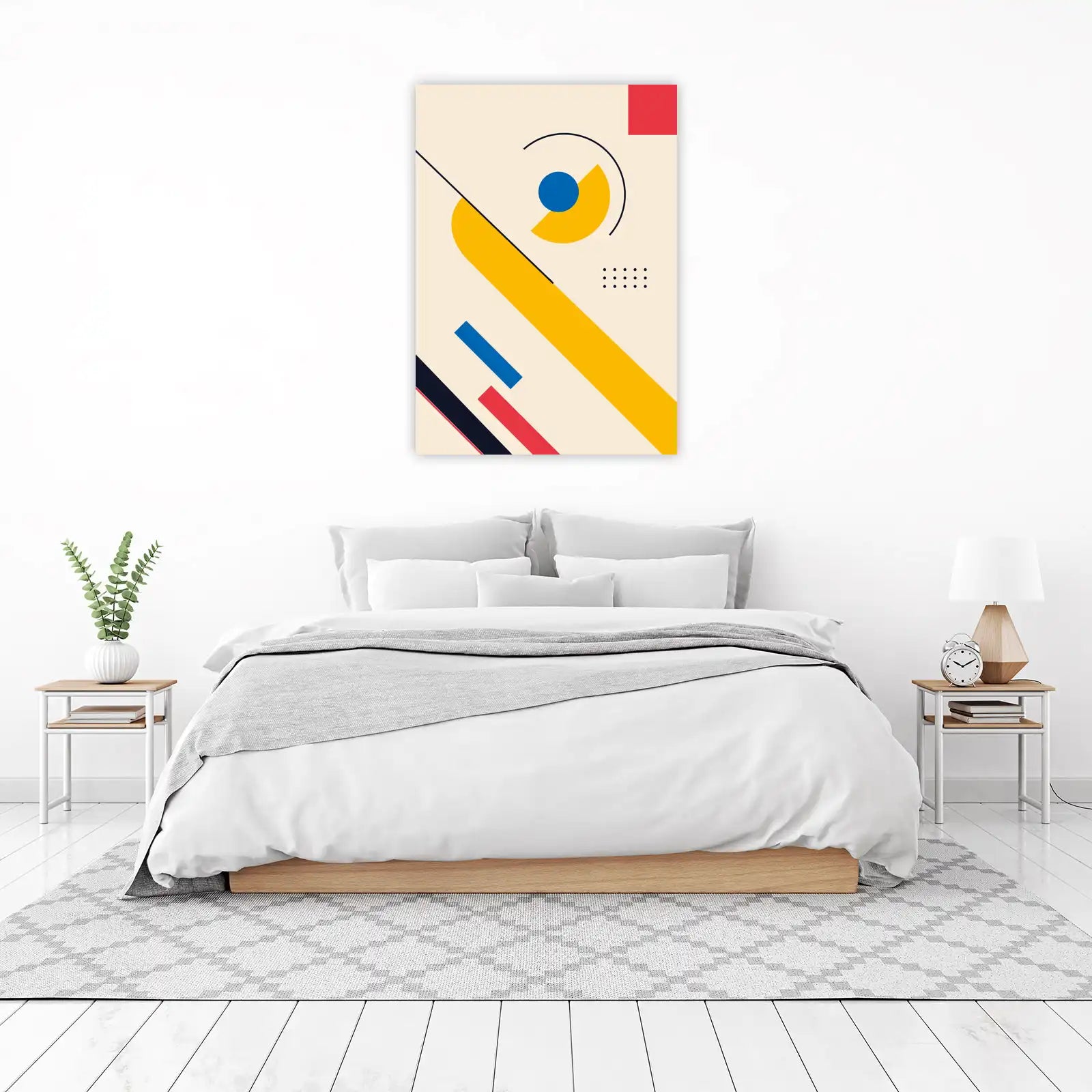 Modern Geometric Pop Art Wall Art