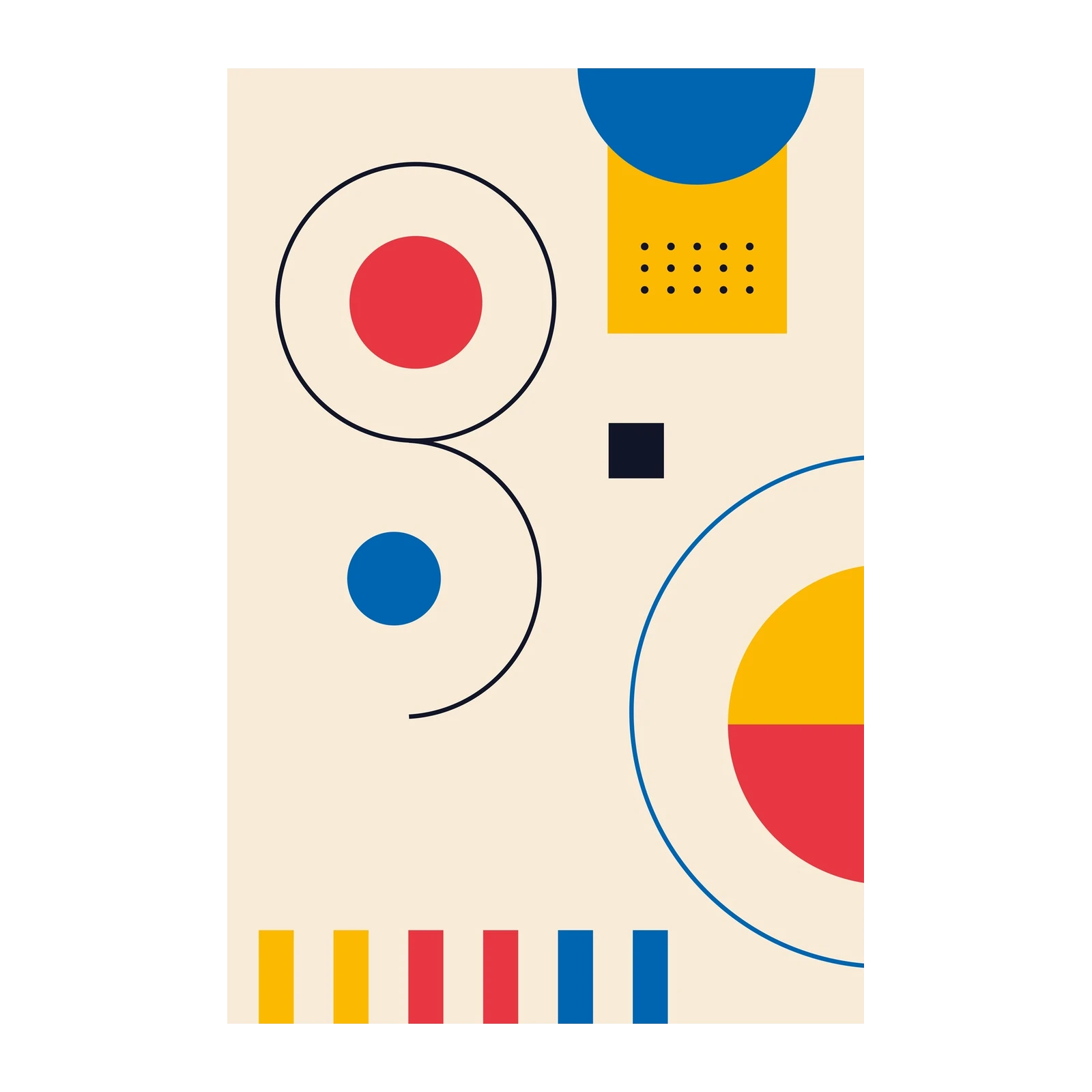Geometric Abstract Art Wall Art