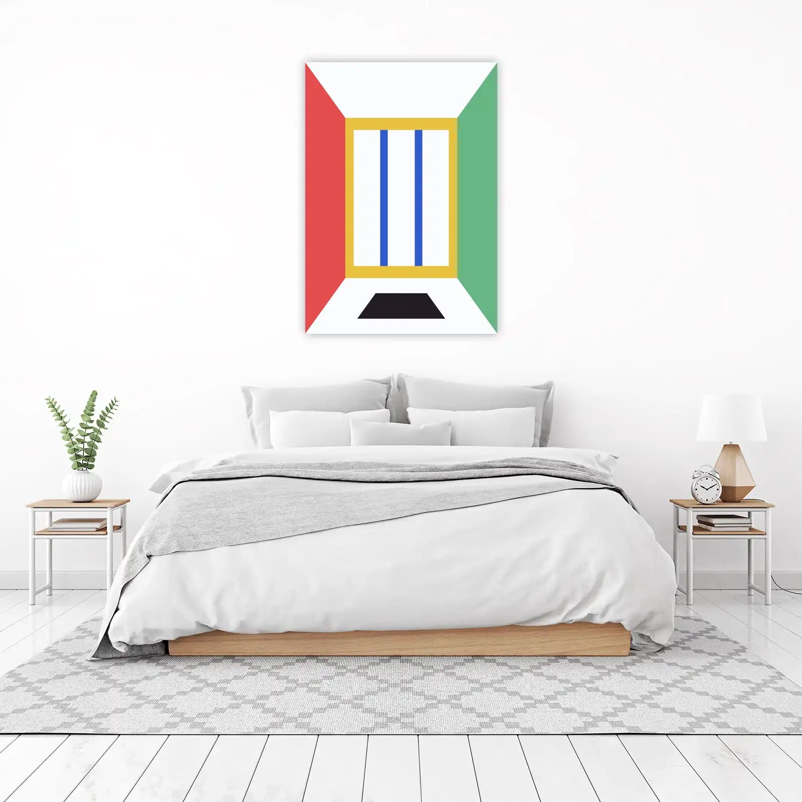 Modern Geometric Abstract Art Wall Art