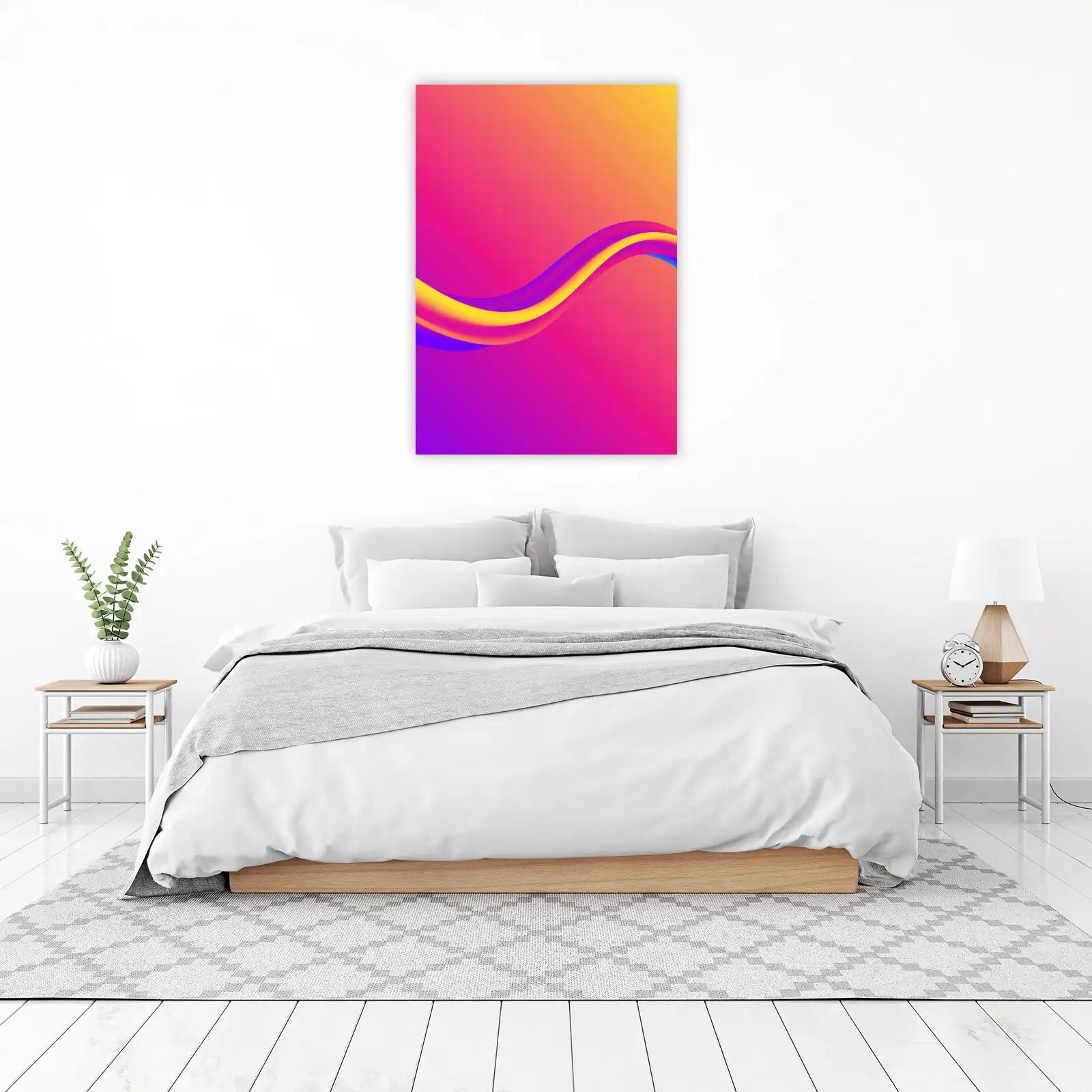 Vibrant Swirl Abstract Wall Art Wall Art