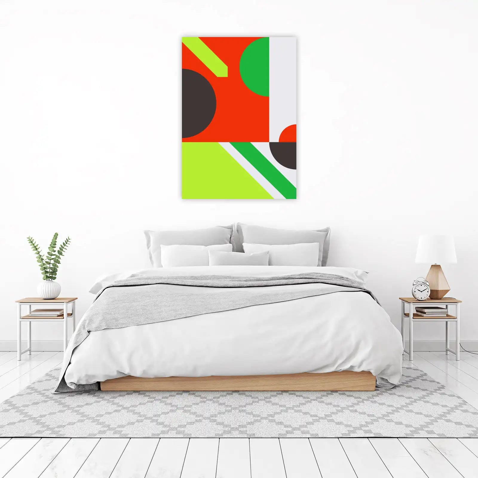 Vibrant Geometric Abstract Wall Art
