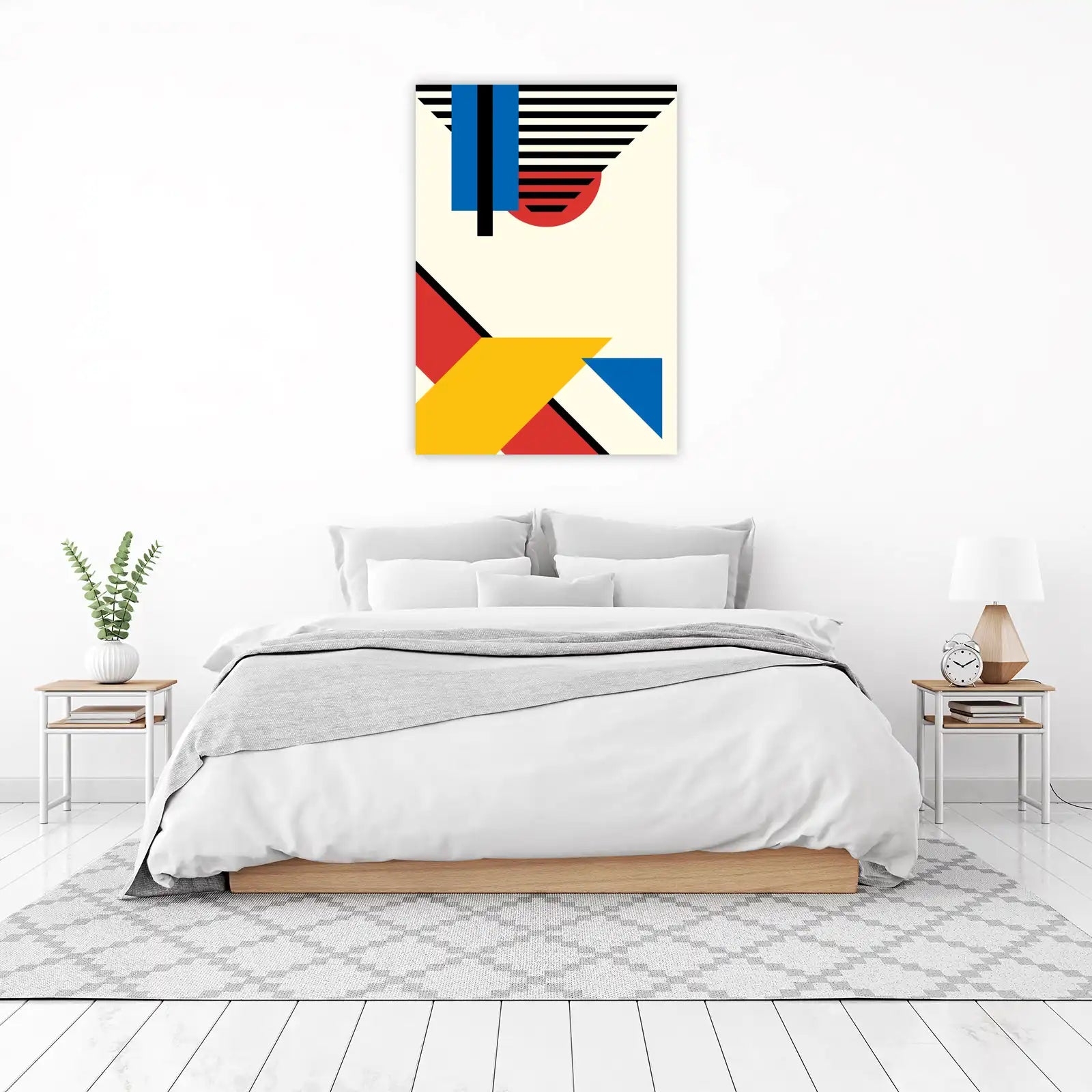 Bauhaus Geometric Composition Wall Art