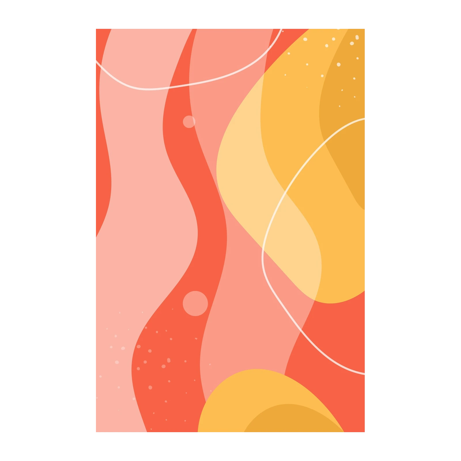 Abstract Swirls Modern Art Wall Art