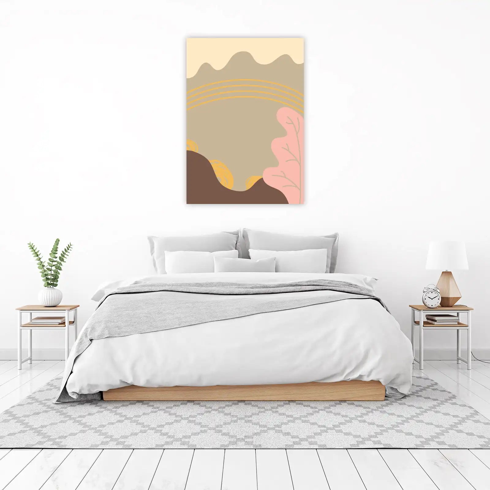 Abstract Boho Botanical Wall Art