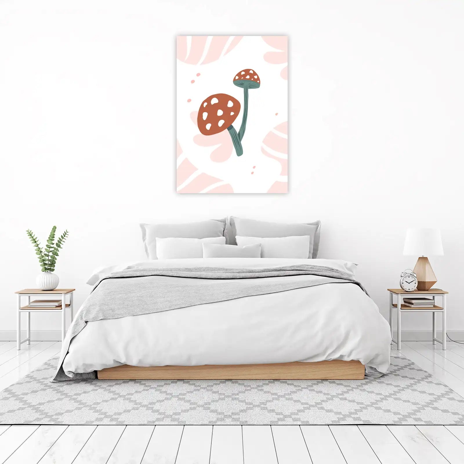 Boho Mushroom Duo Wall Art
