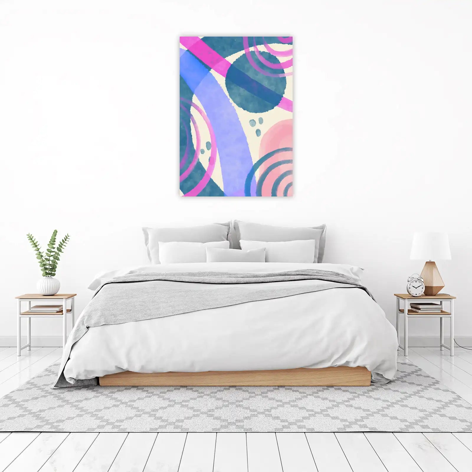 Abstract Geometric Shapes Wall Art