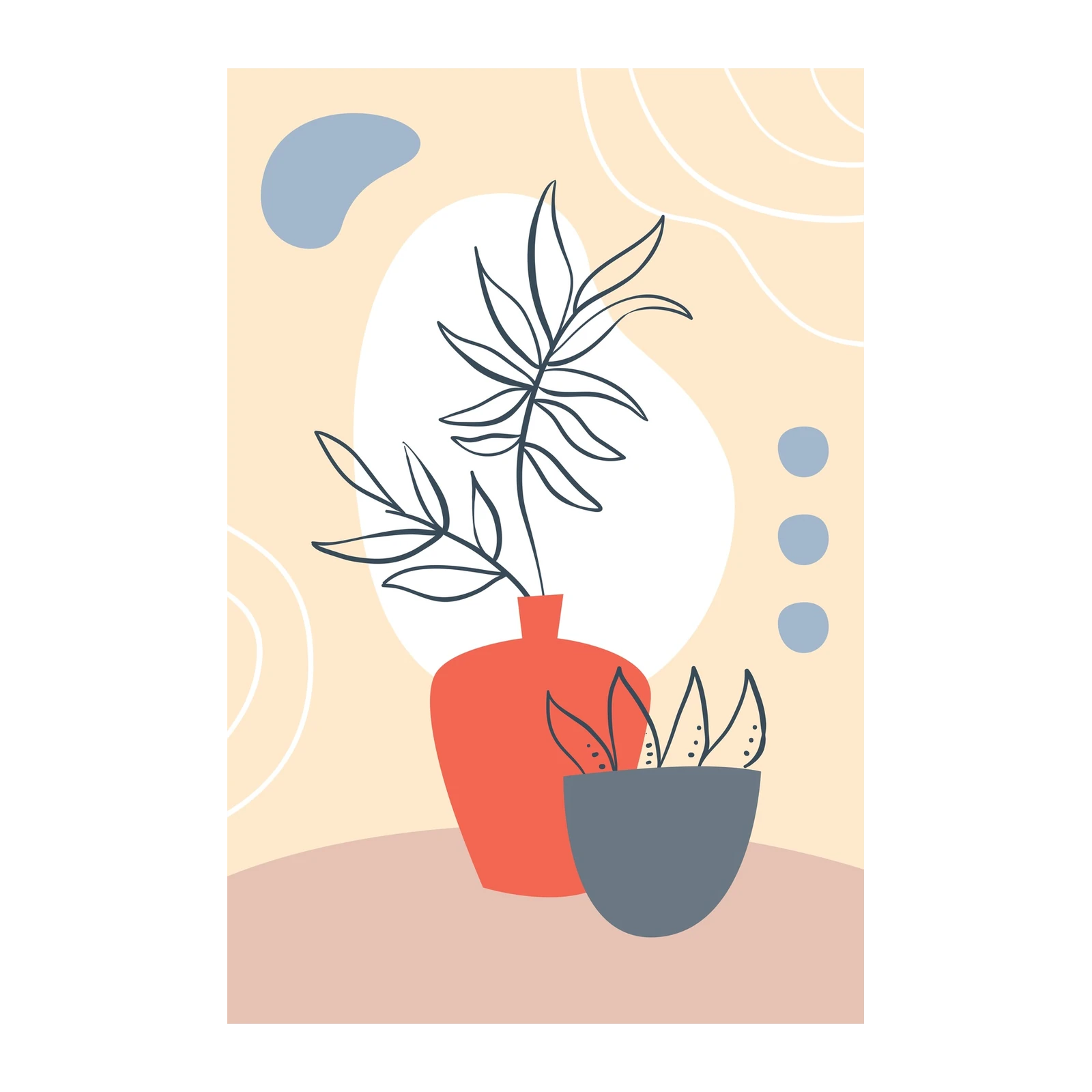 Boho Botanical Still Life Wall Art