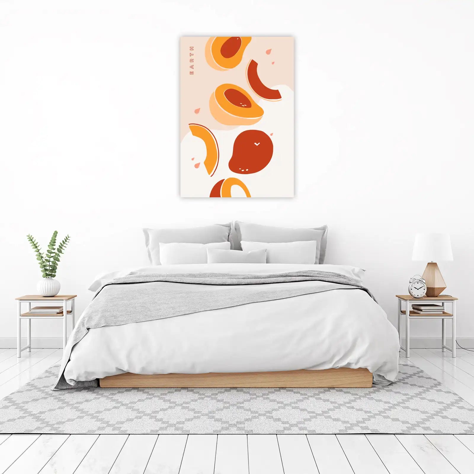 Abstract Fruit Slice & Mango Wall Art