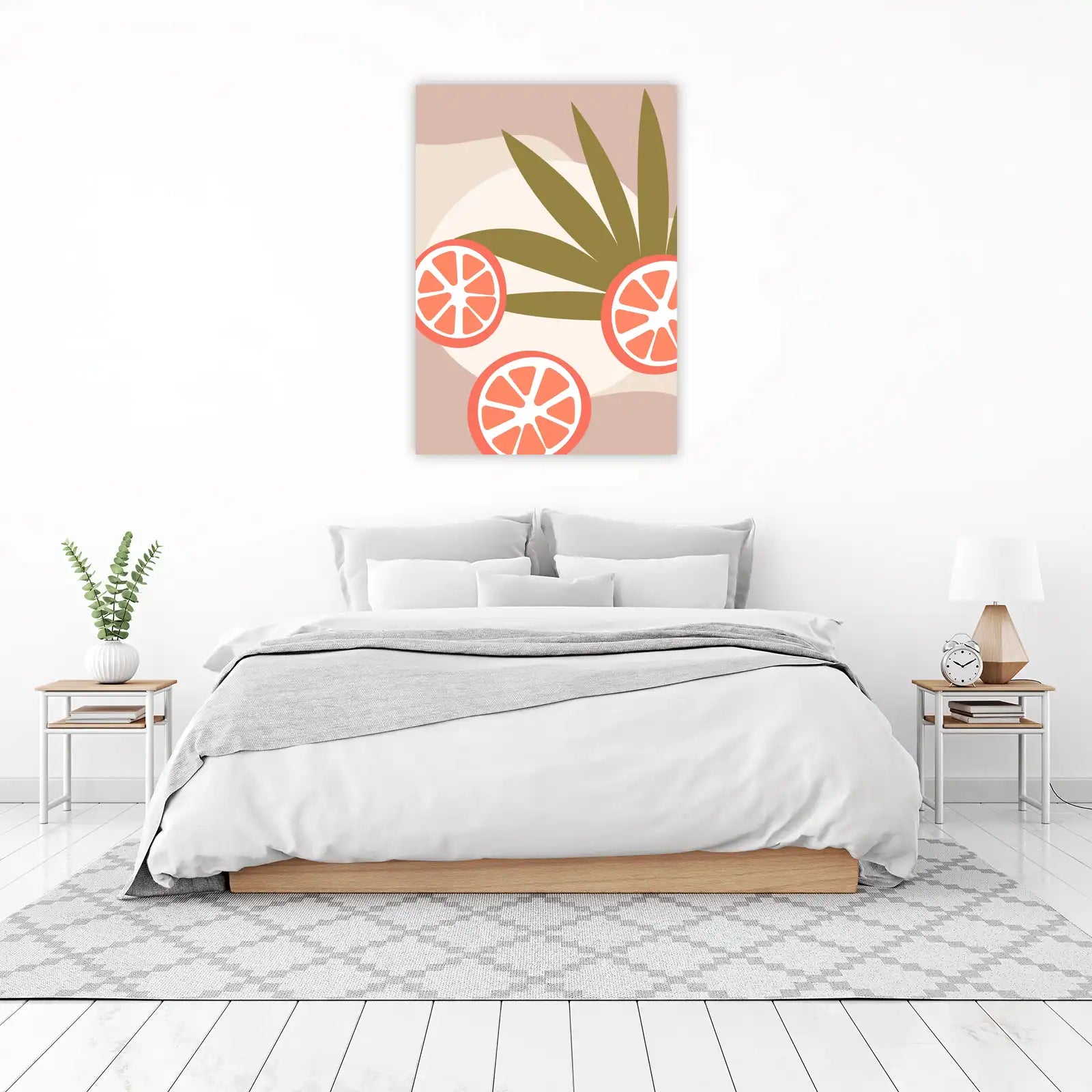 Citrus Grove Boho Abstract Wall Art