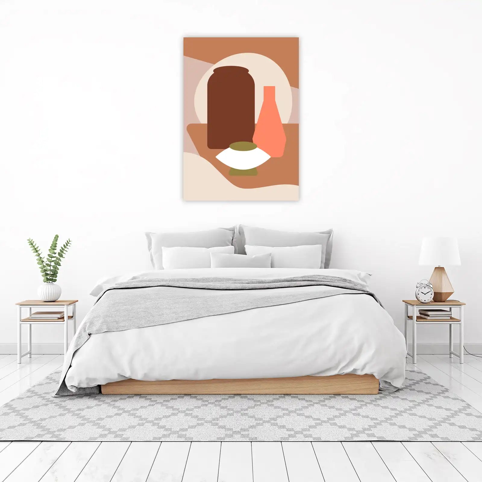 Mid-Century Still Life Abstract Wall Art