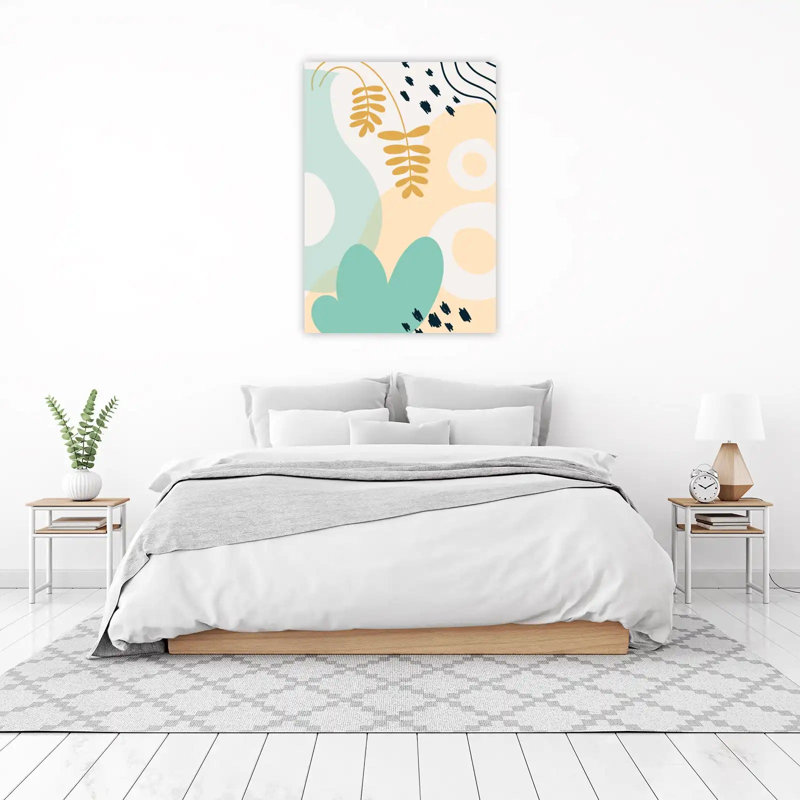 Modern Abstract Botanical Wall Art