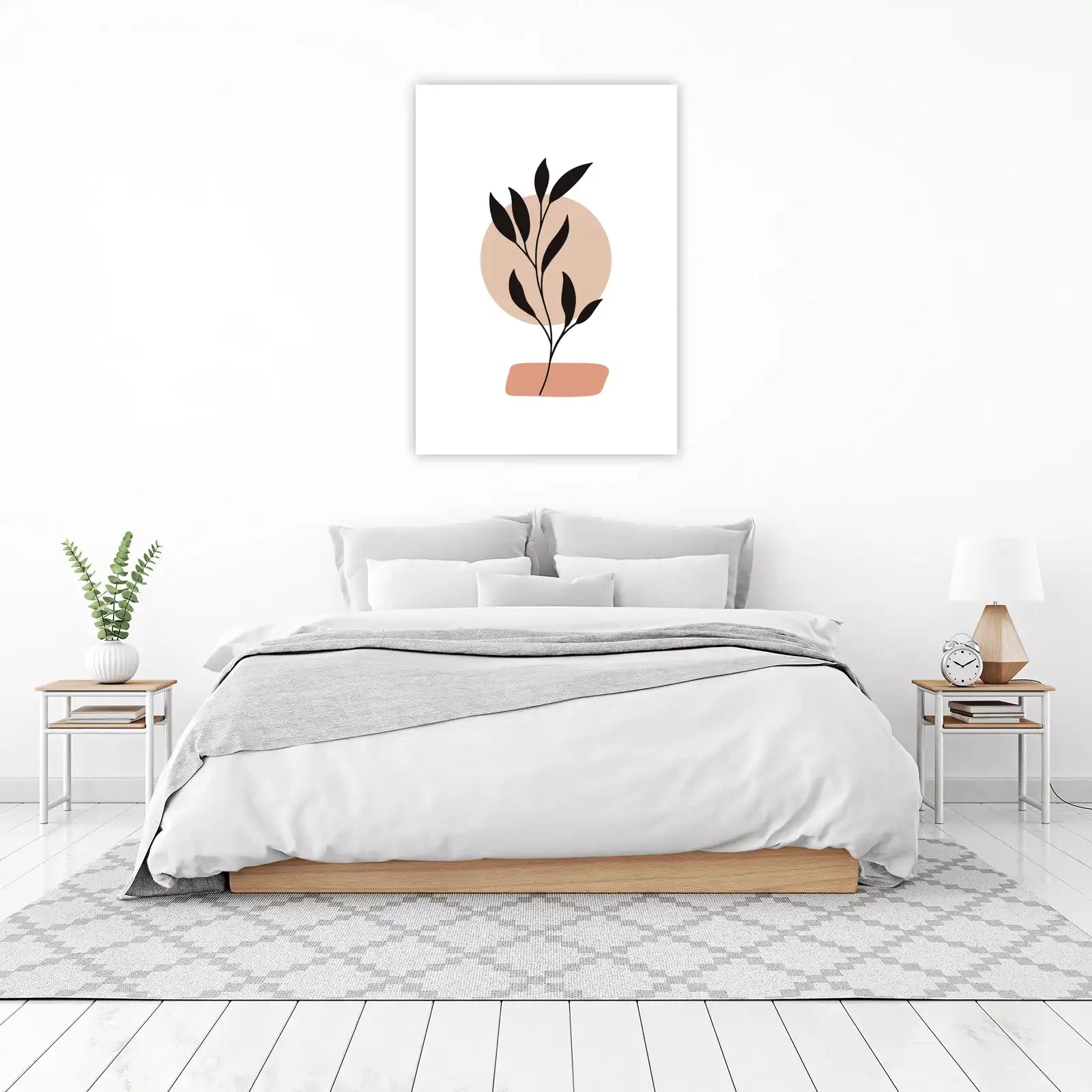 Boho Botanical Abstract Wall Art