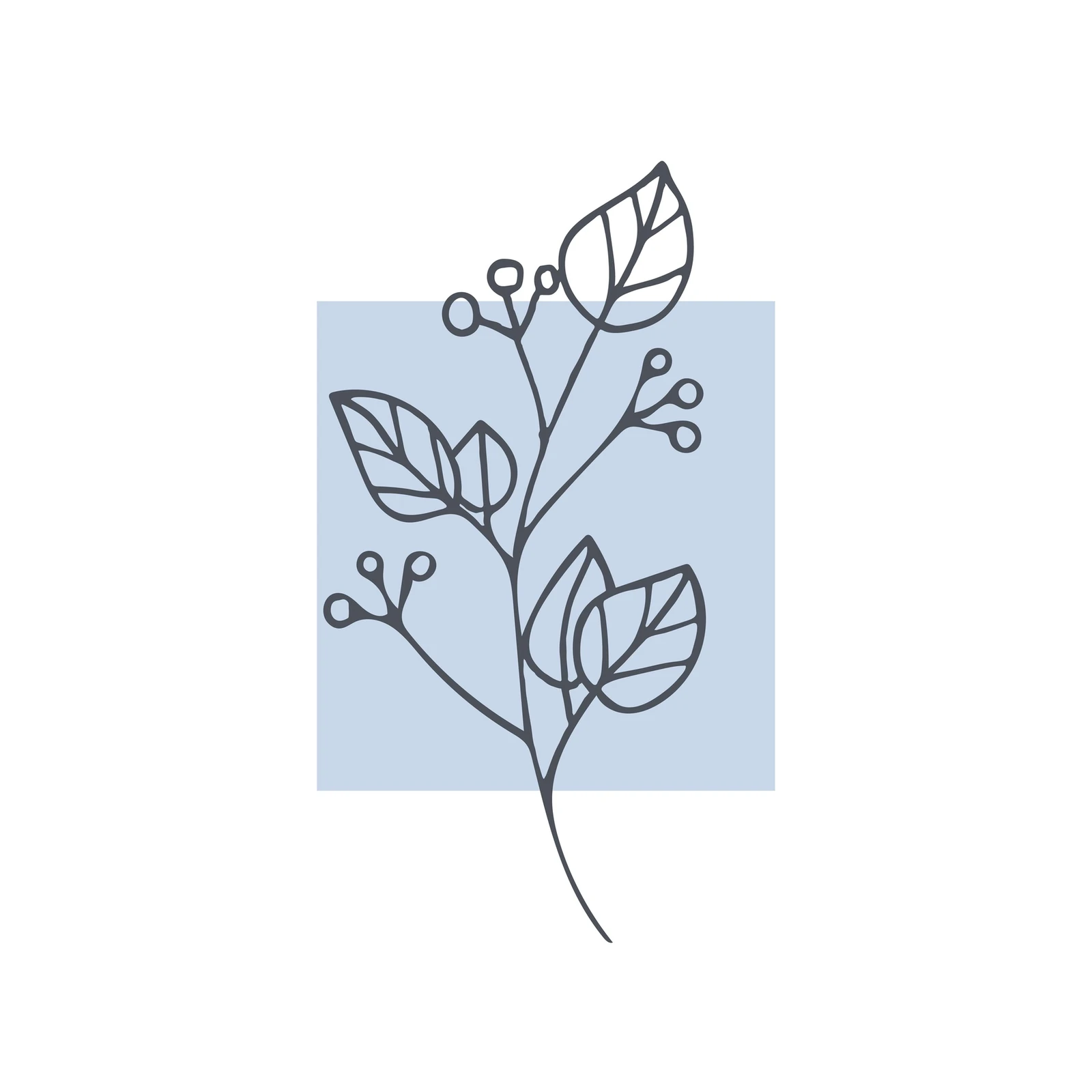 Minimalist Botanical Branch Wall Art