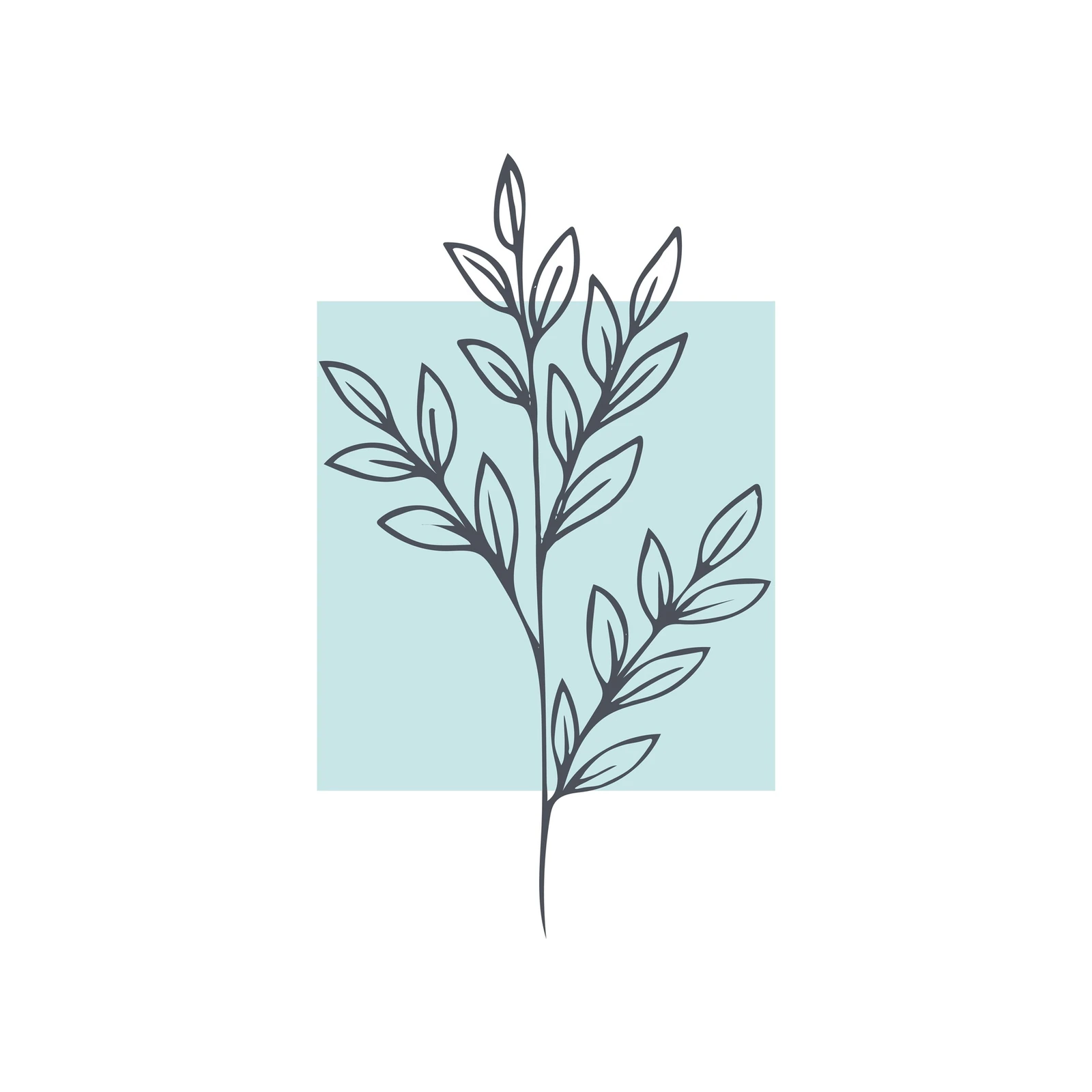 Minimalist Botanical Branch Wall Art