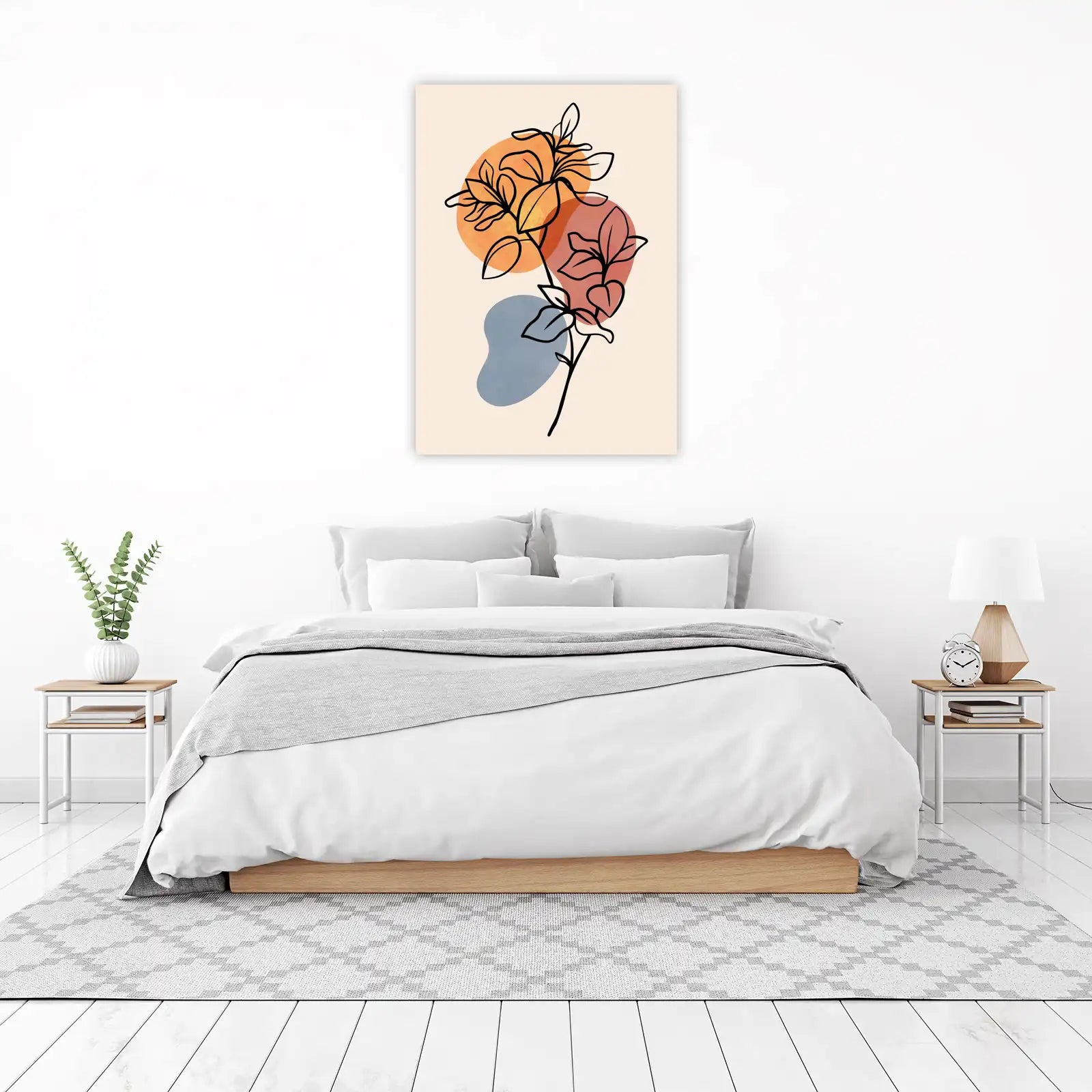 Abstract Botanical Line Art Wall Art