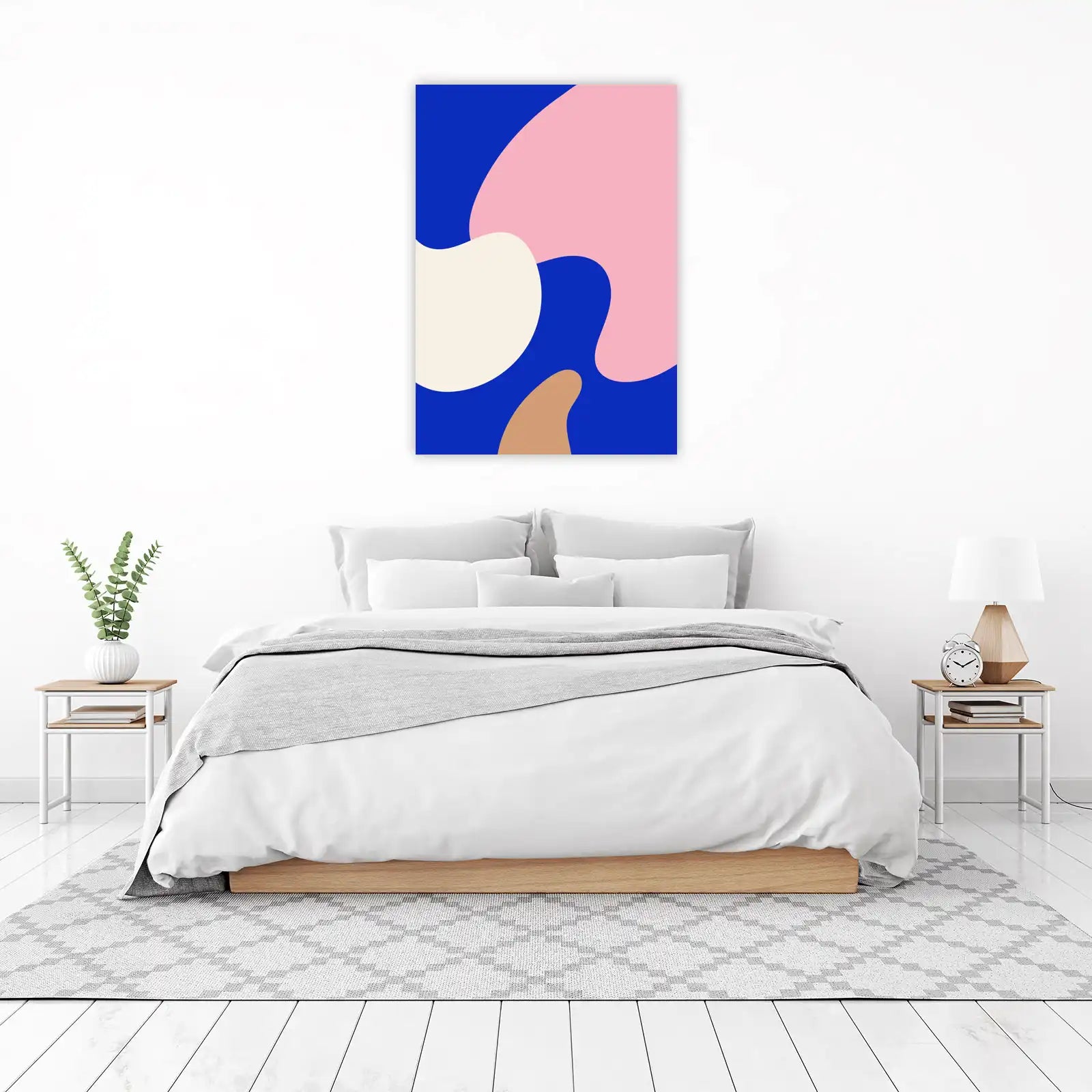 Vibrant Abstract Shapes Wall Art