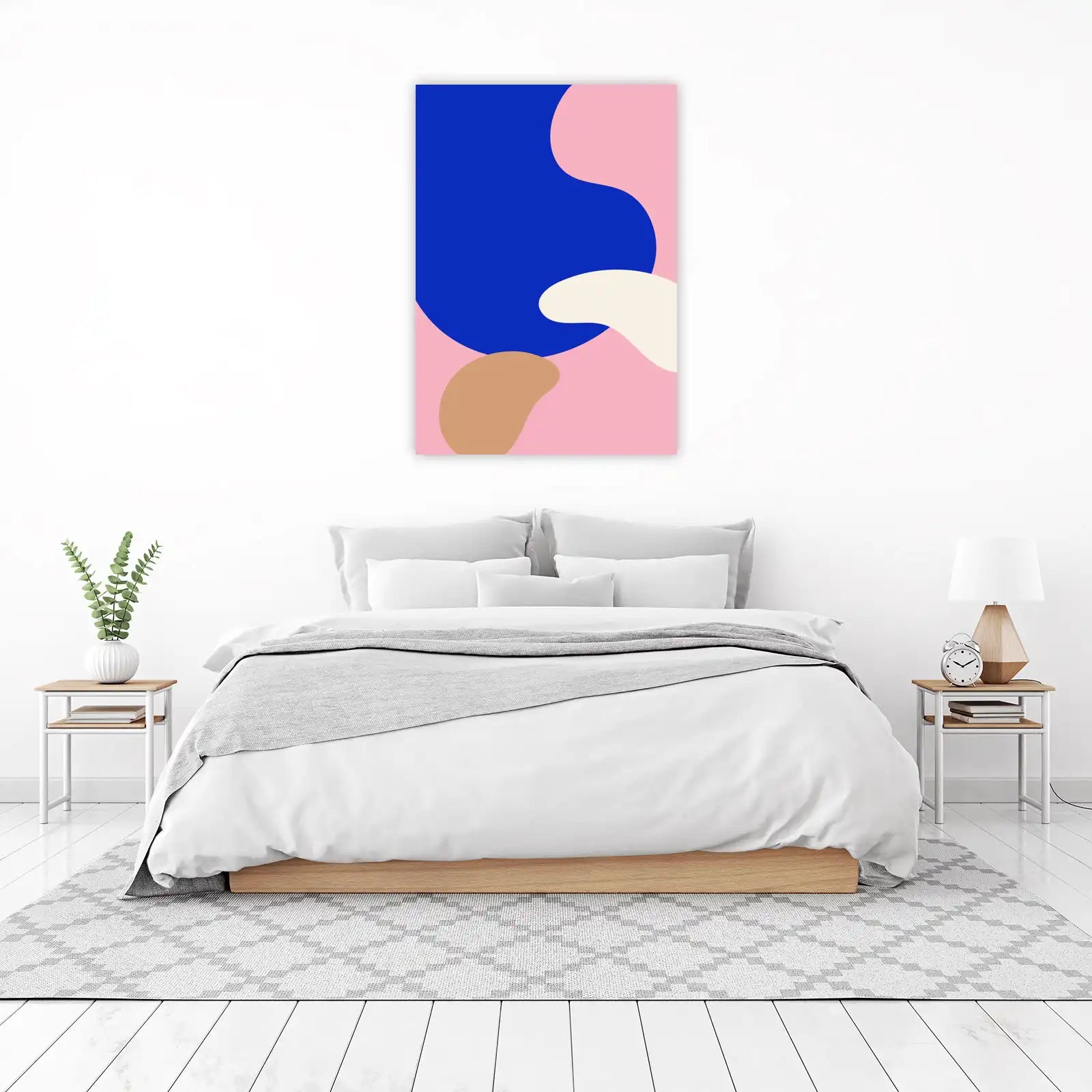 Abstract Wave Mid-Century Modern Wall Art