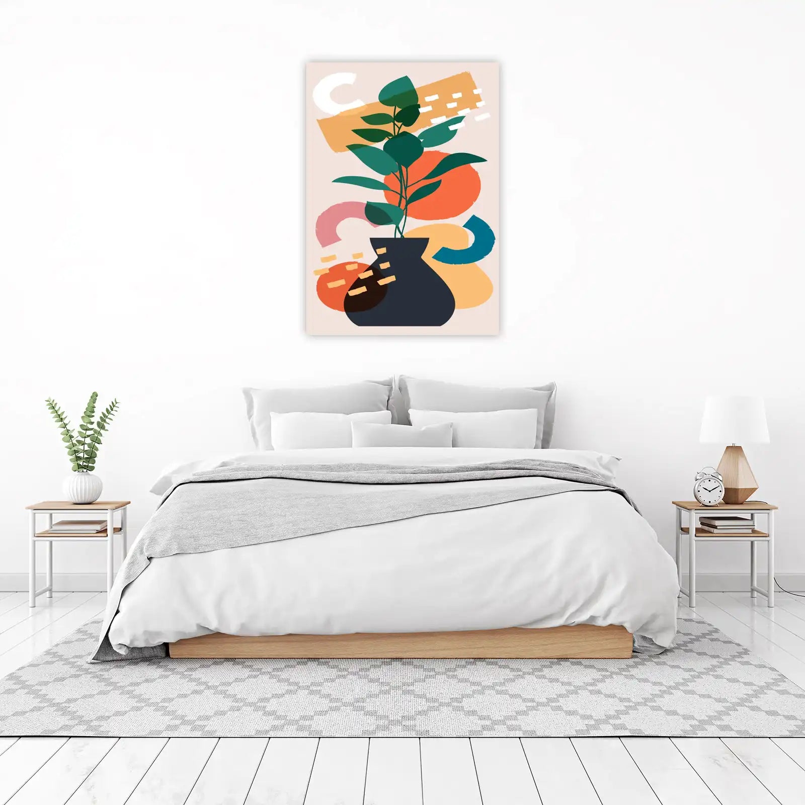 Mid-Century Modern Plant Art Wall Art