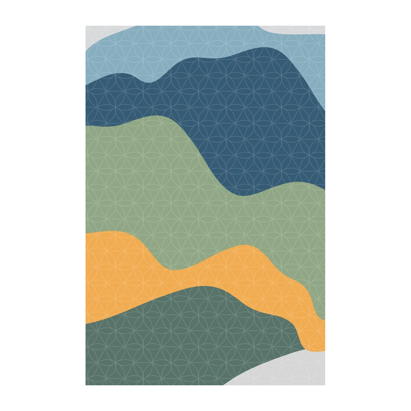 Abstract Serenity Landscape Wall Art