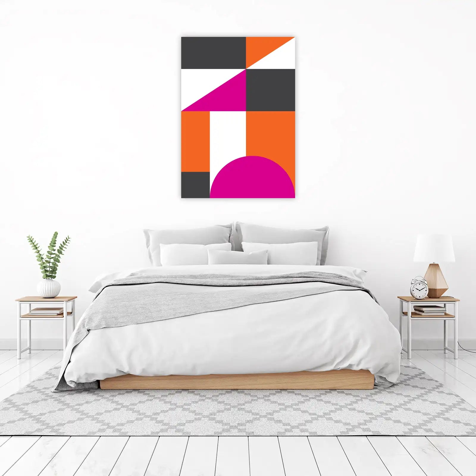 Bold Geometric Modern Art Wall Art