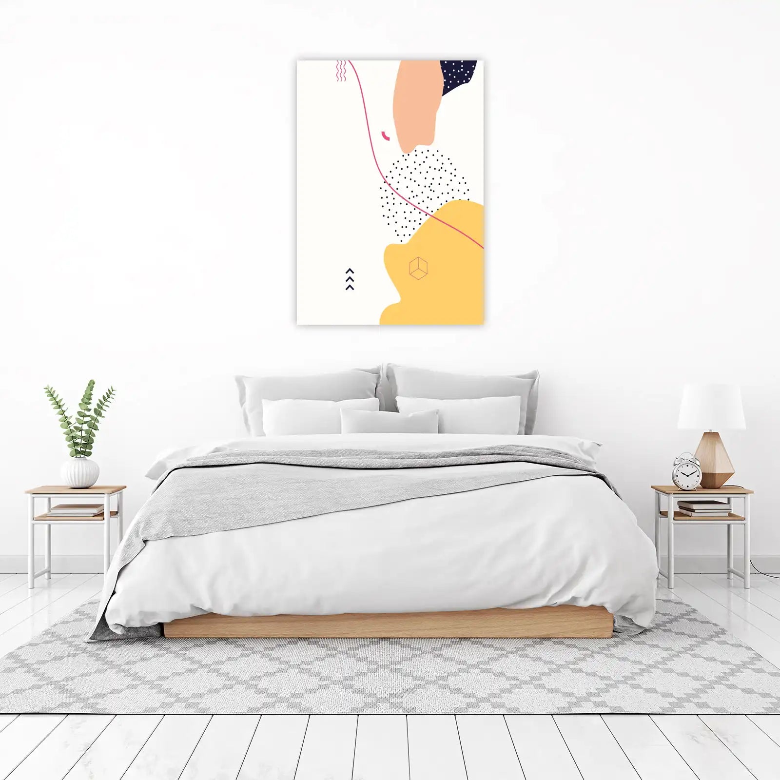 Retro Memphis Art & Shapes Wall Art