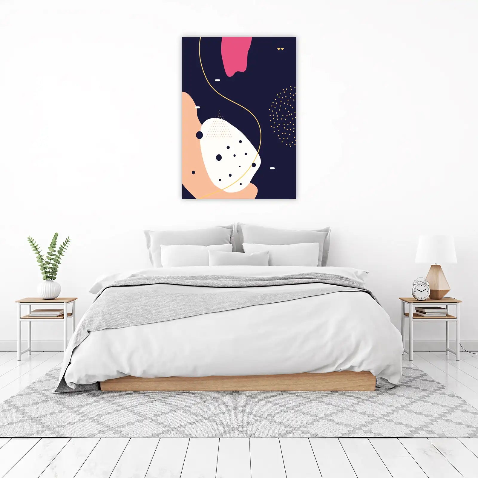Abstract Modern Shapes Wall Art