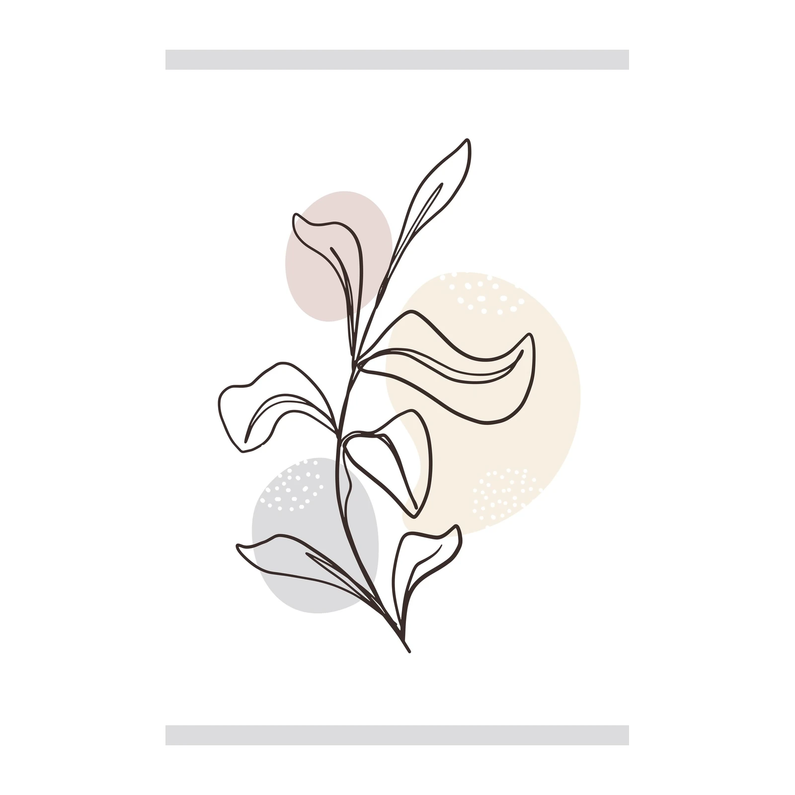 Minimalist Botanical Line Art Wall Art