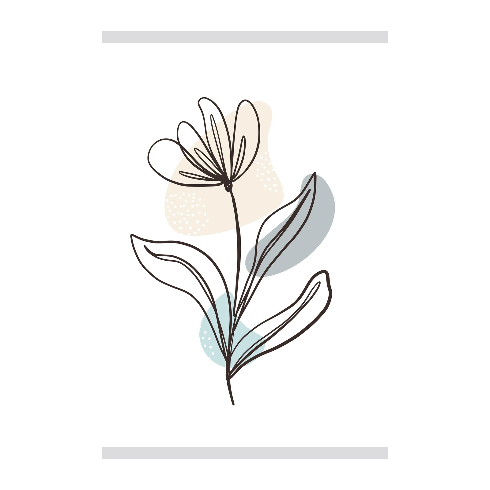 Abstract Botanical Line Art Wall Art
