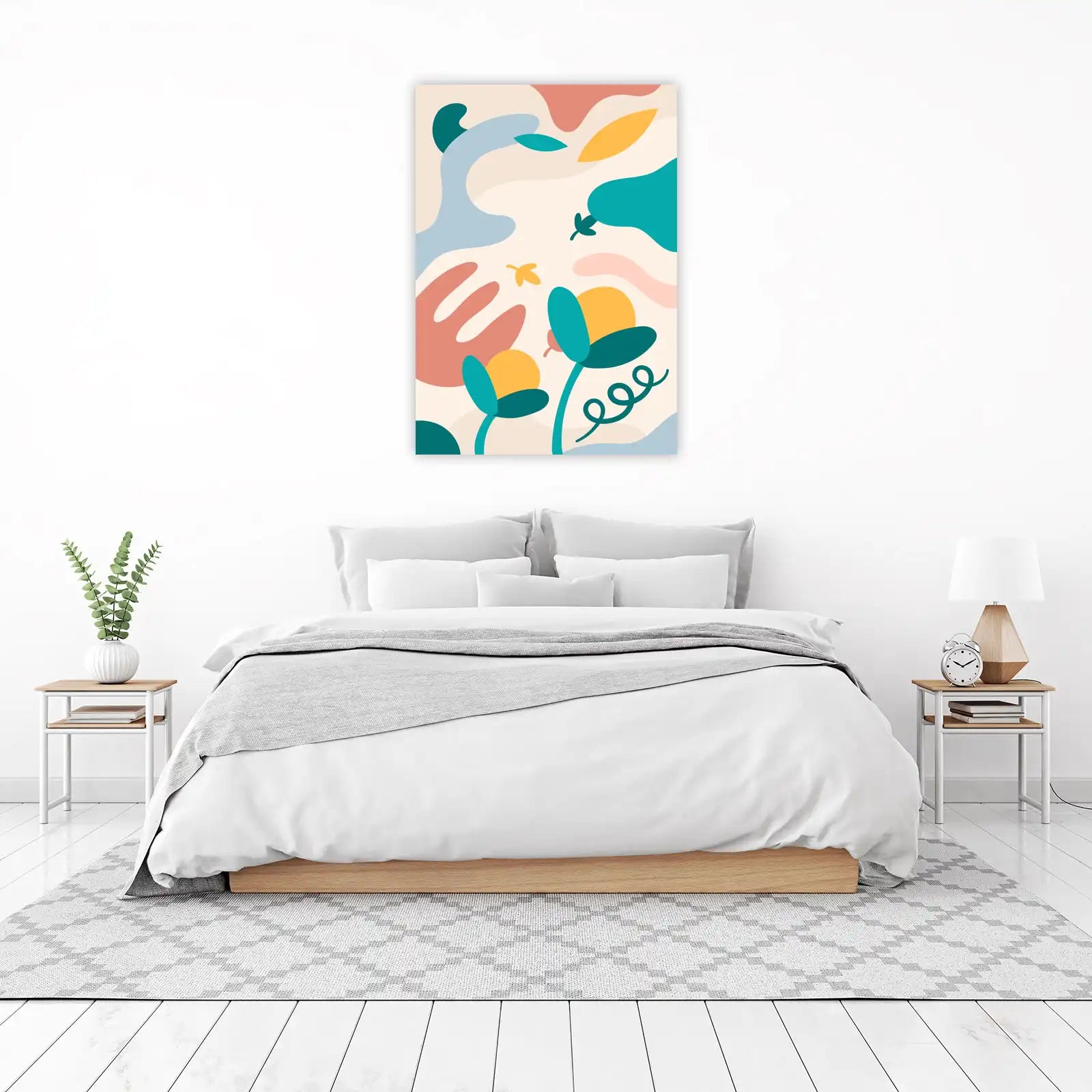 Modern Floral Abstract Wall Art