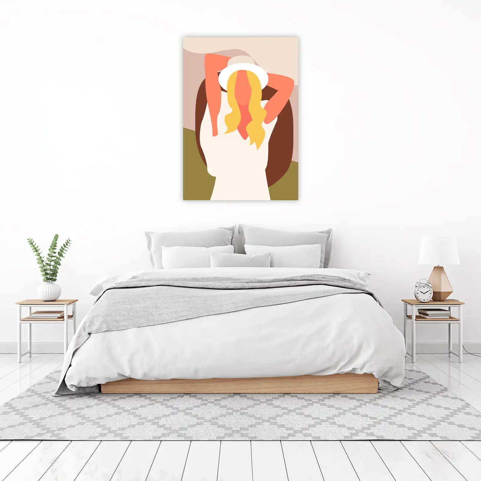 Abstract Woman Boho Chic Wall Art