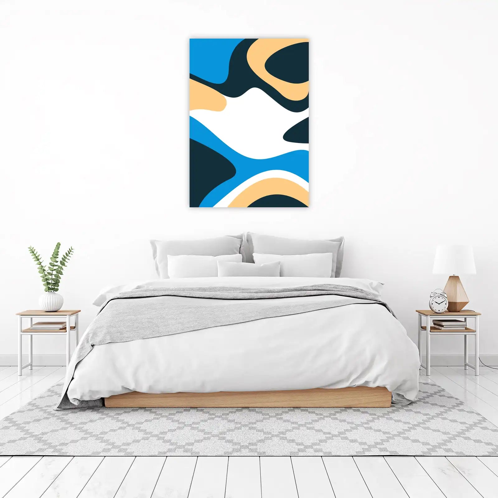 Abstract Wave Modern Art Wall Art