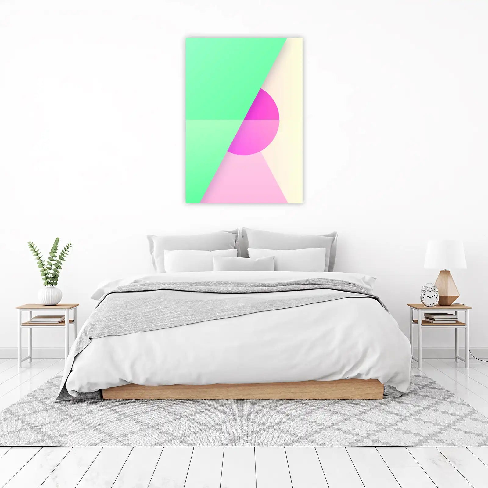 Modern Geometric Pastel Dream Wall Art