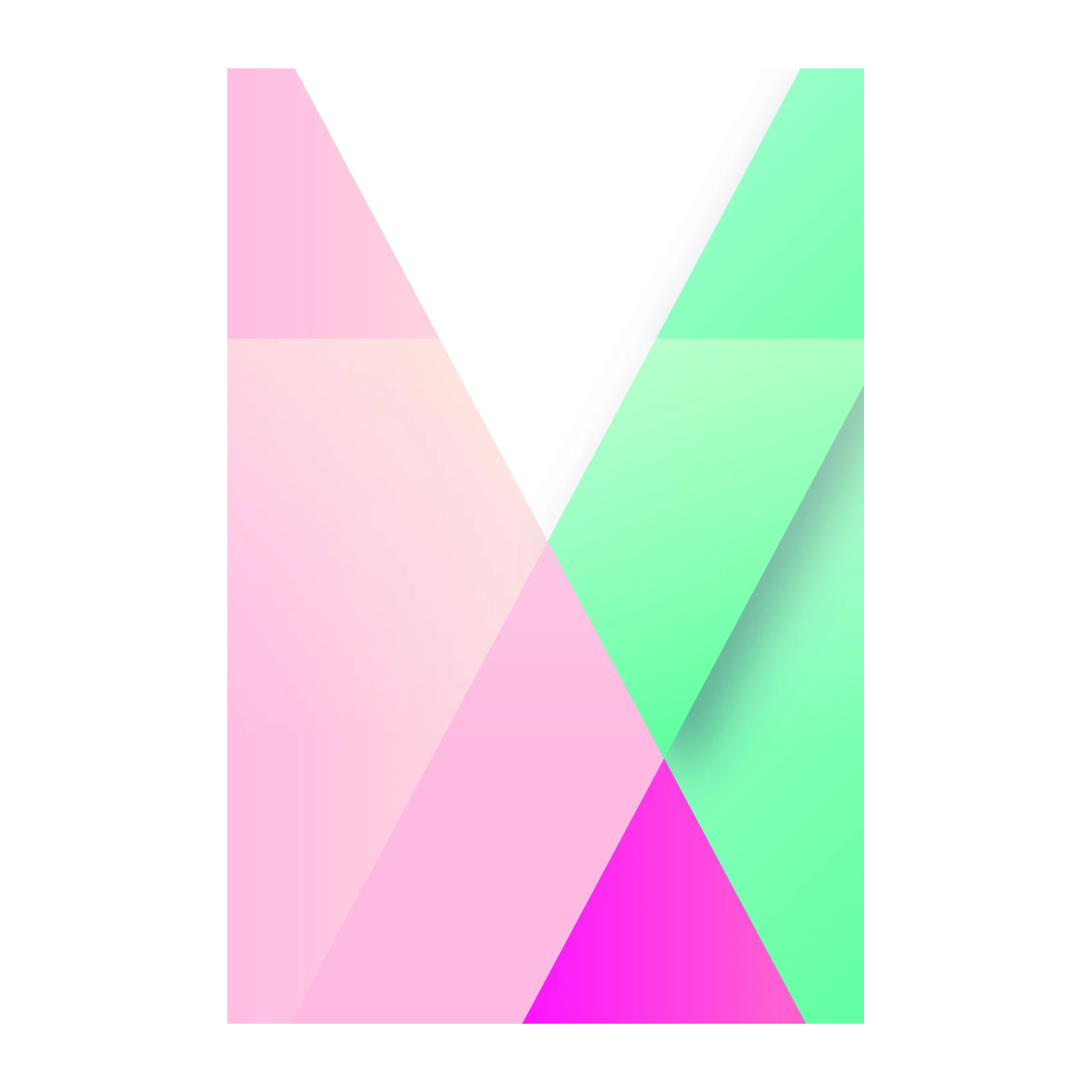 Geometric Pastel Blend Wall Art