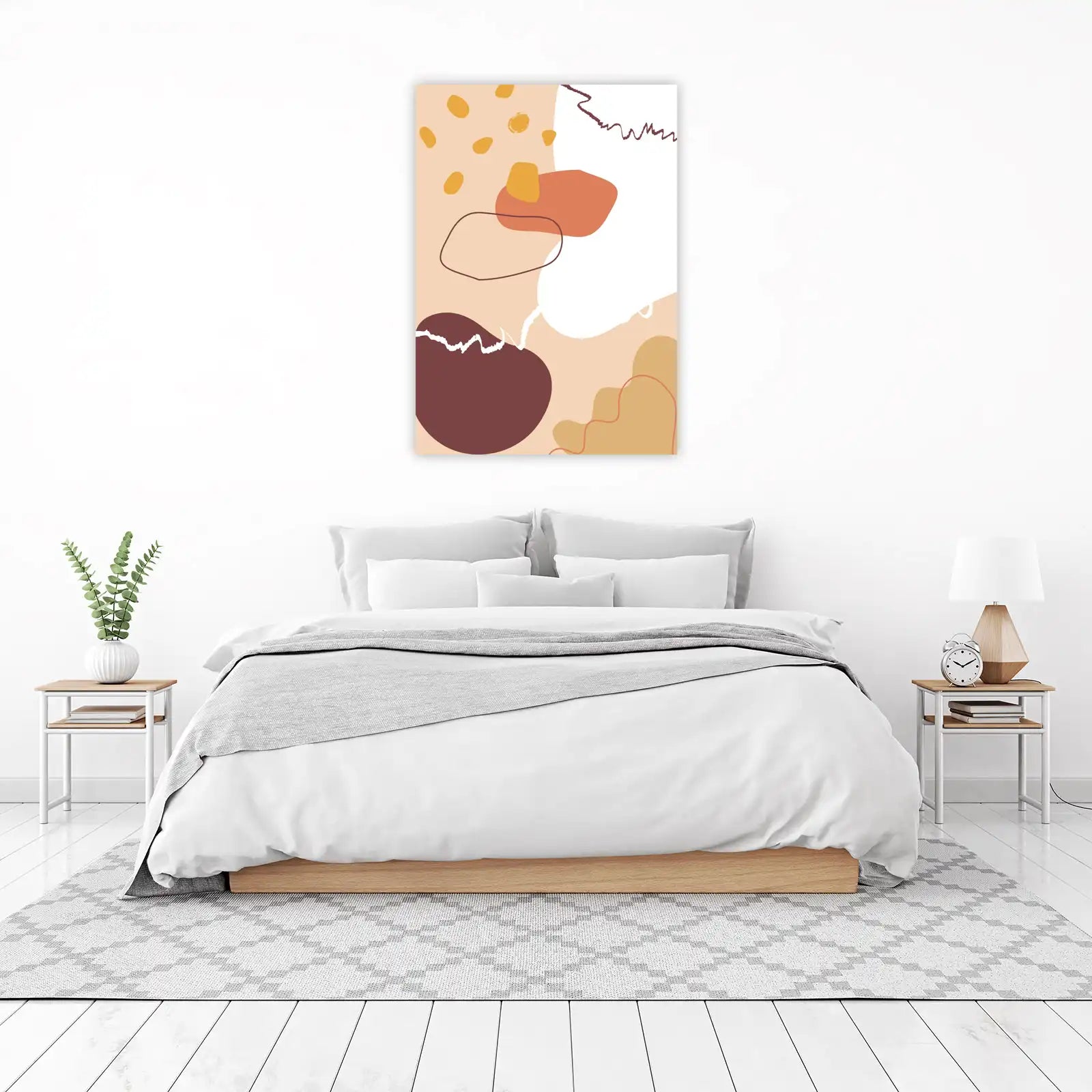 Modern Abstract Shapes Wall Art