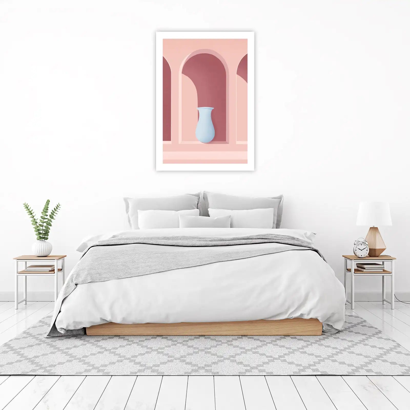 Minimalist Arch & Vase Wall Art