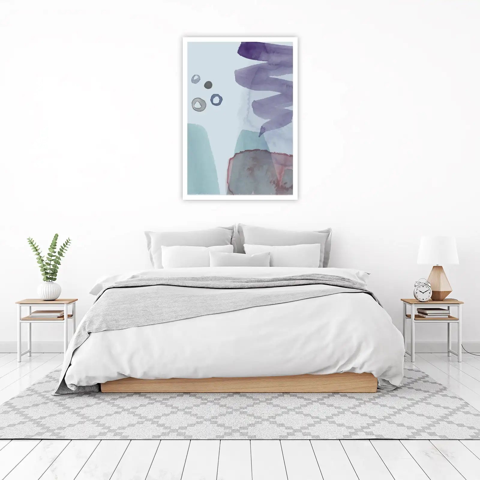 Abstract Watercolor Blend Wall Art