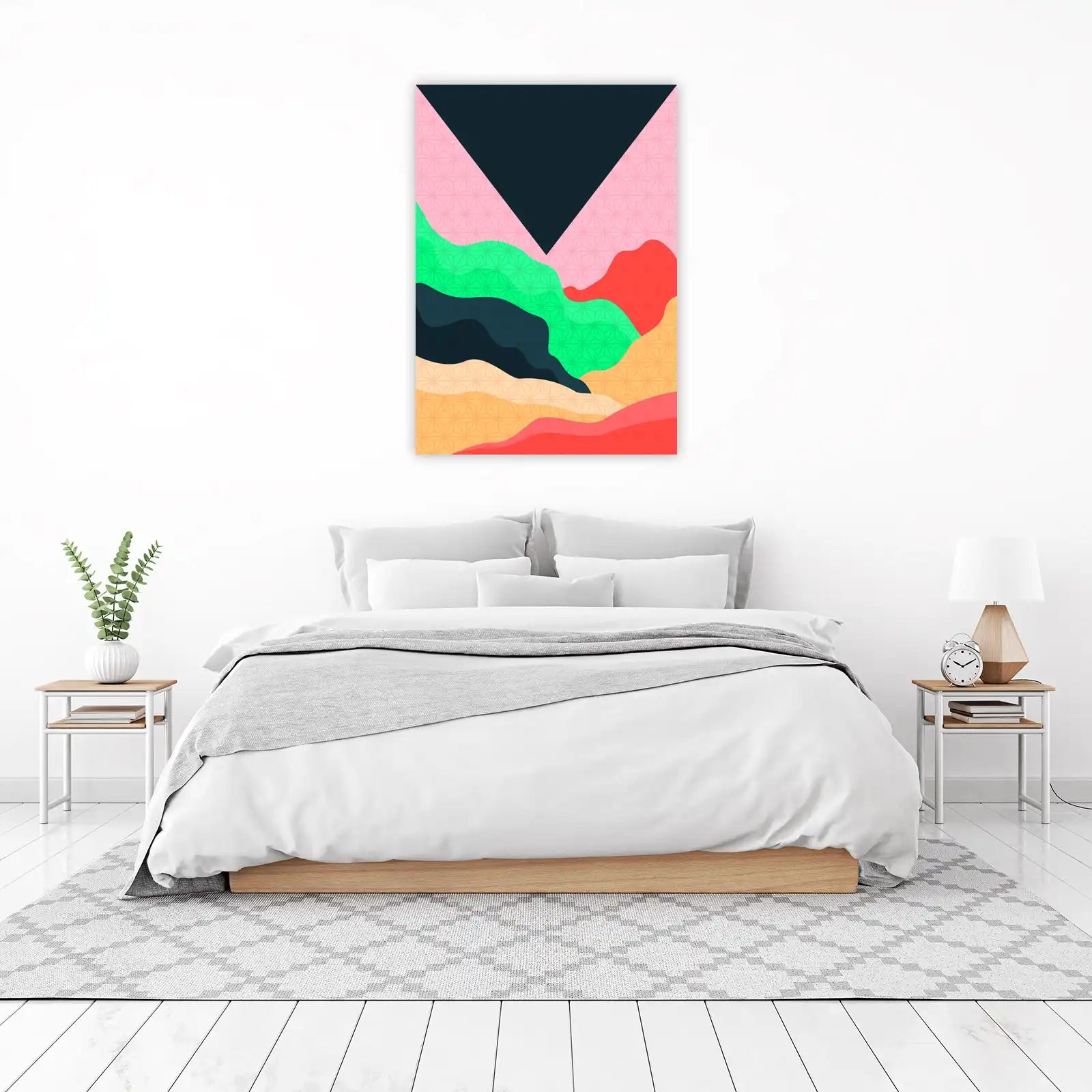 Abstract Geometric Landscape Wall Art