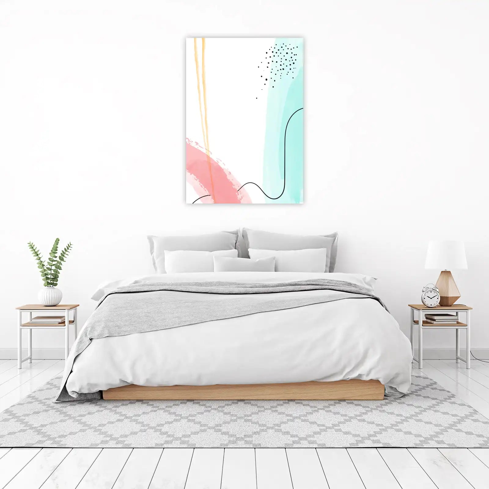 Modern Abstract Shapes Wall Art