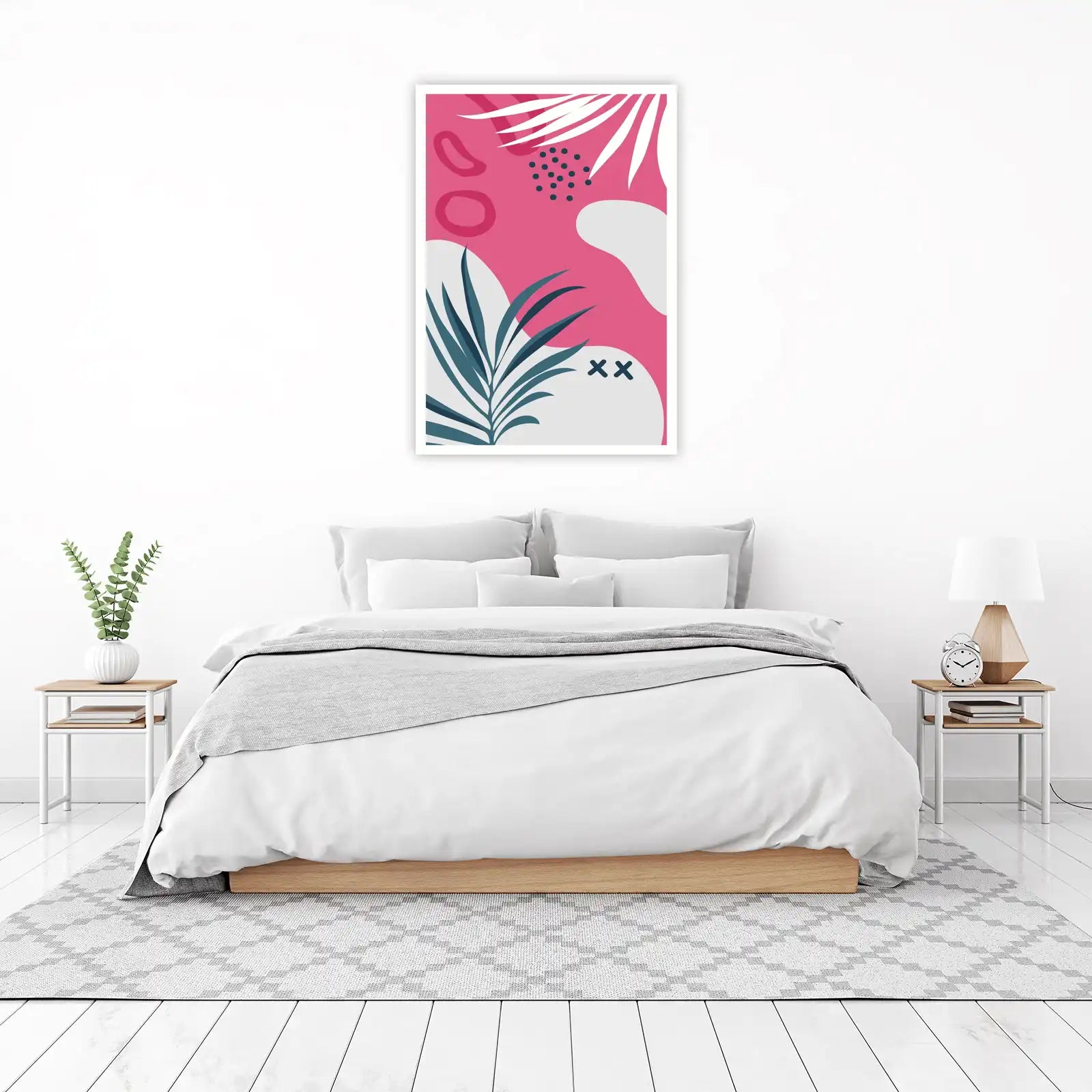 Vibrant Abstract Botanical Wall Art