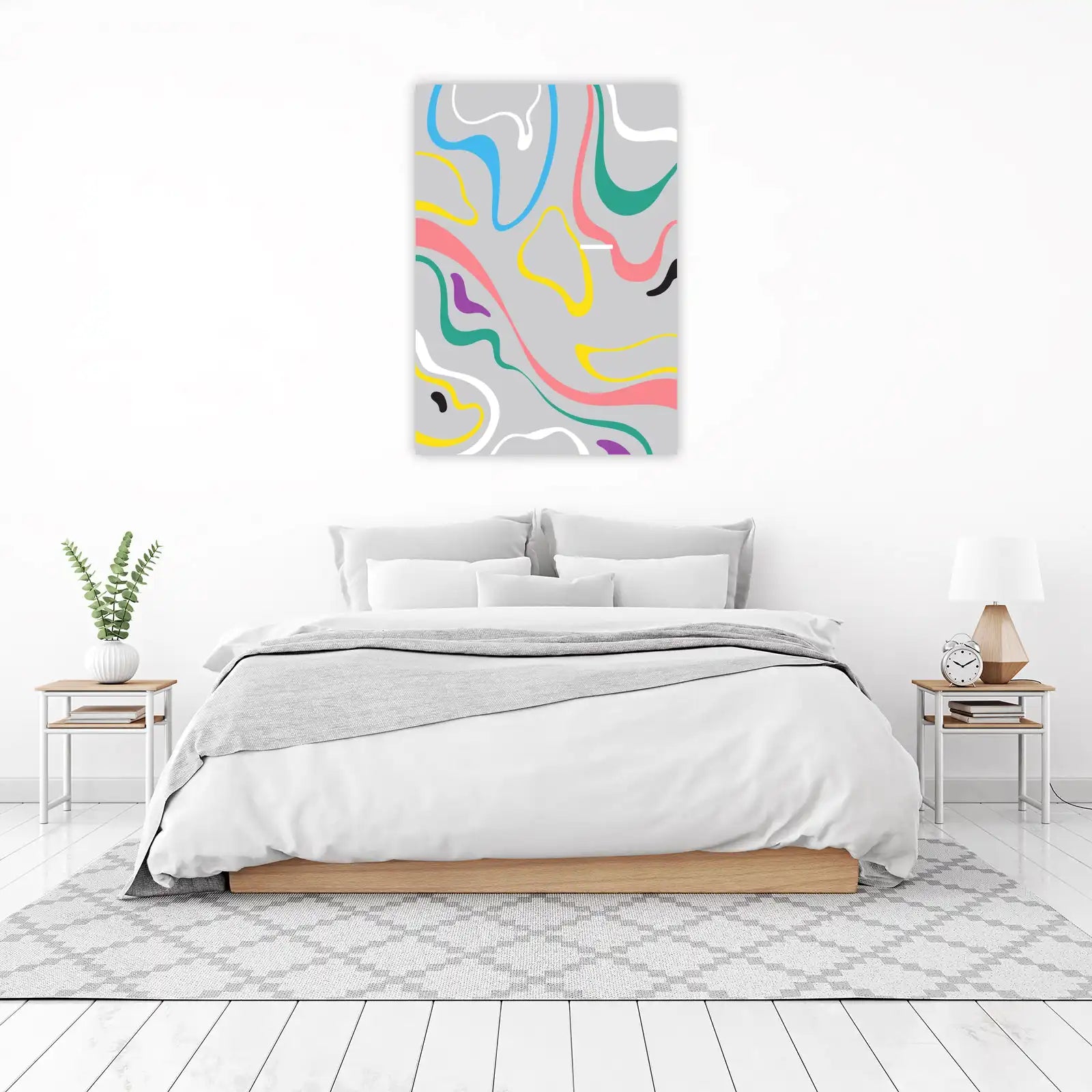 Vibrant Abstract Flow Wall Art