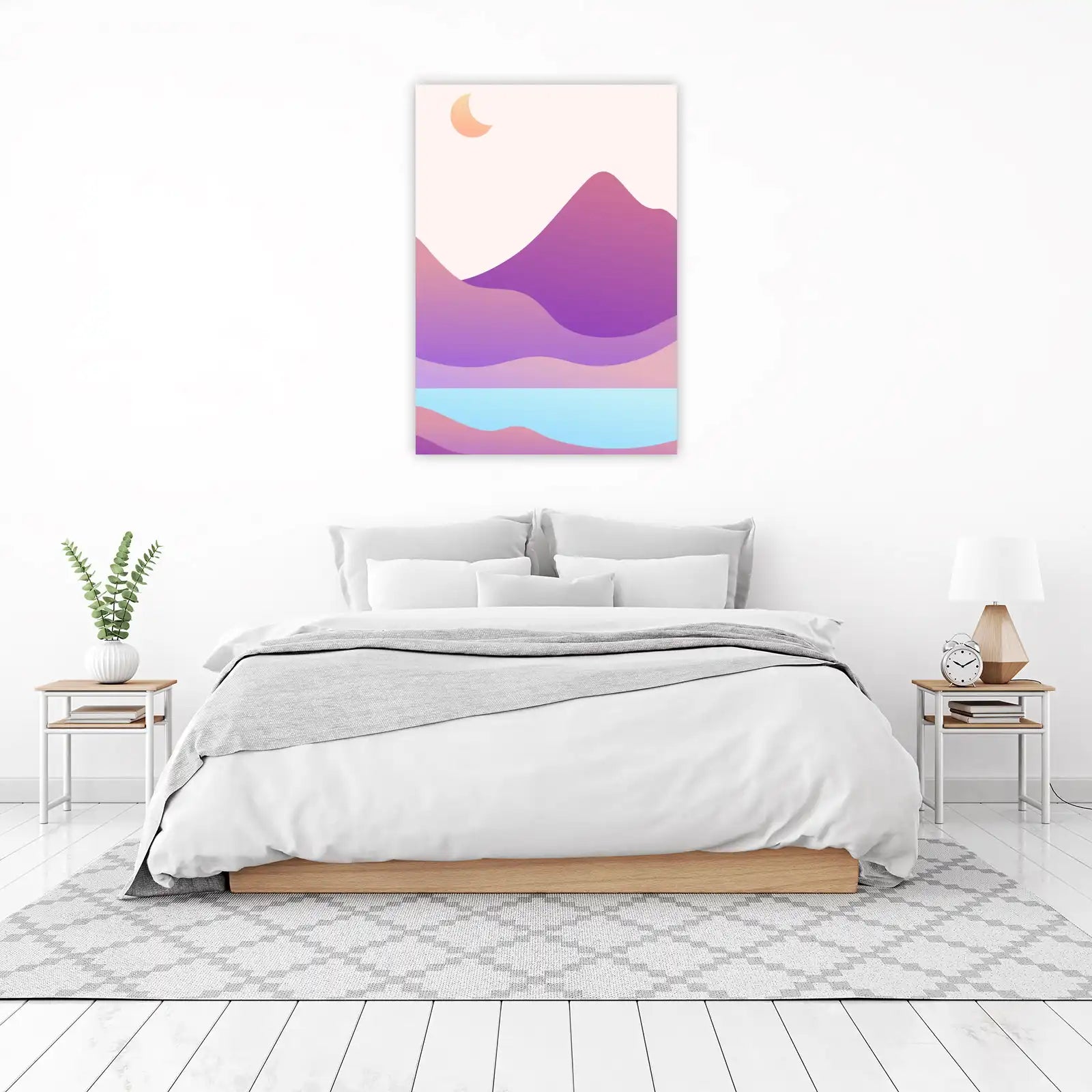 Serene Sunset Landscape Wall Art