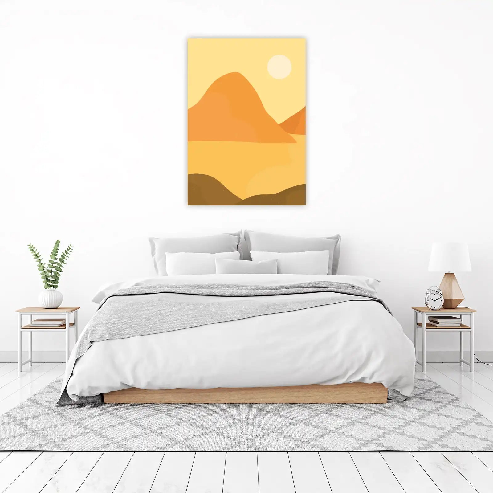 Minimalist Desert Landscape Wall Art